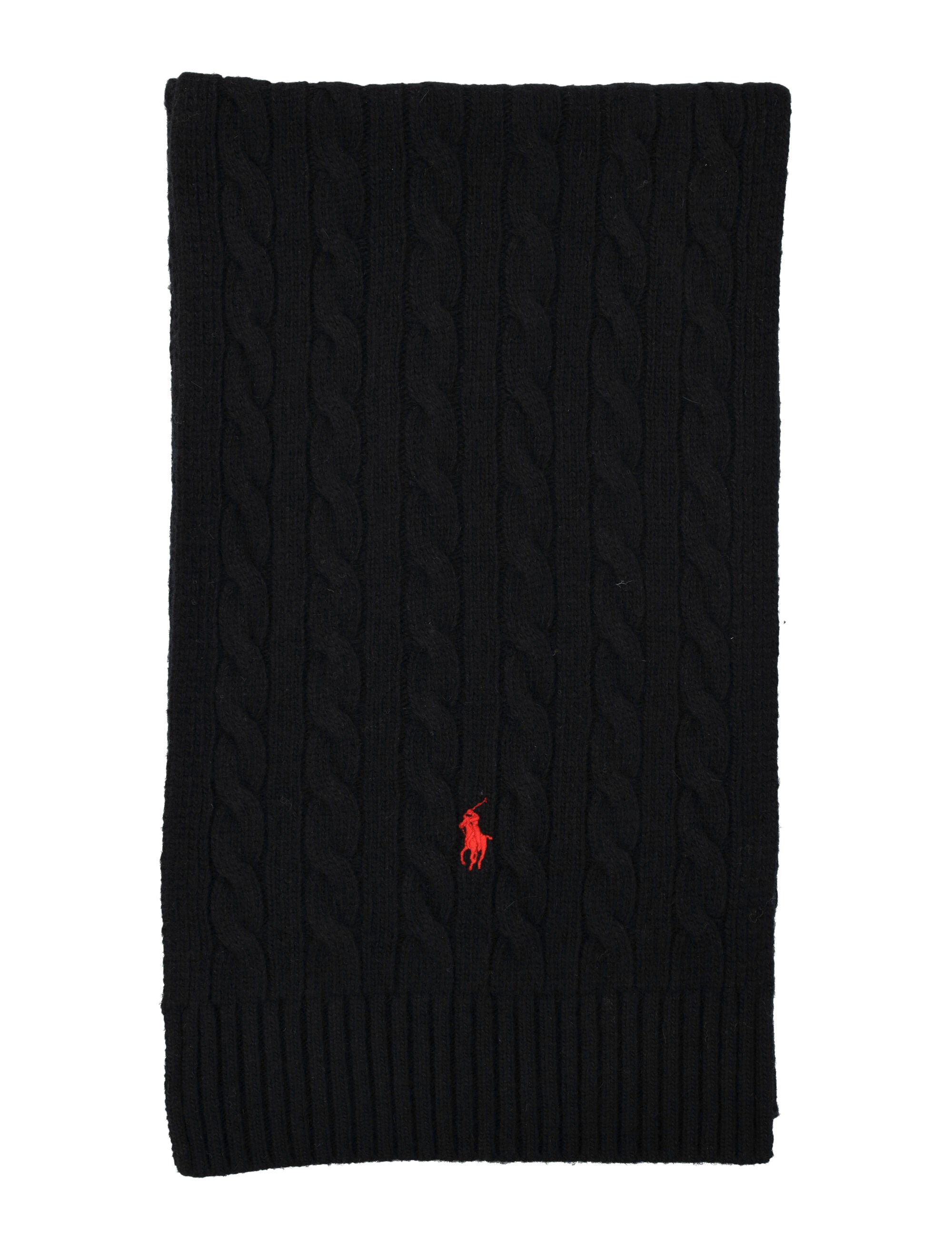 POLO RALPH LAUREN Wool-Blend Cable-Knit Scarf - 183 cm x 26 cm