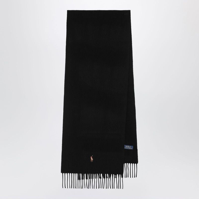 POLO RALPH LAUREN Wool Scarf with Fringed Edges for Men