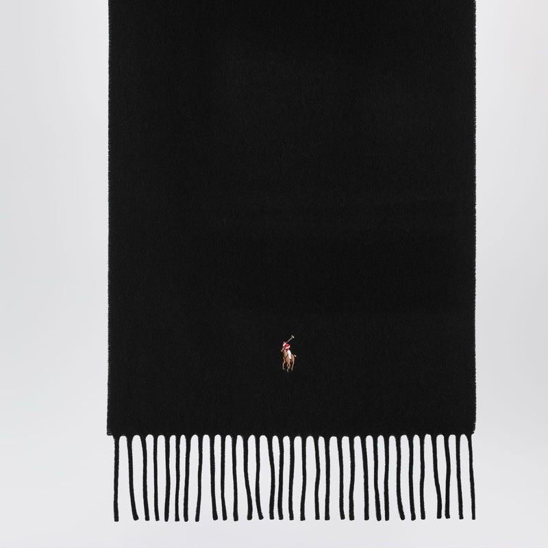 POLO RALPH LAUREN Wool Scarf with Fringed Edges for Men