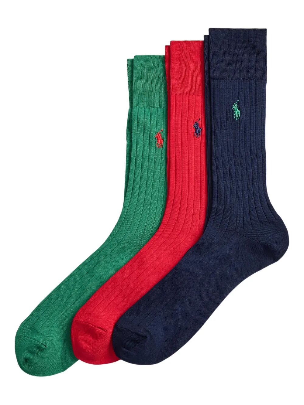POLO RALPH LAUREN Set of 3 Pairs of Long Ribbed Socks for Men