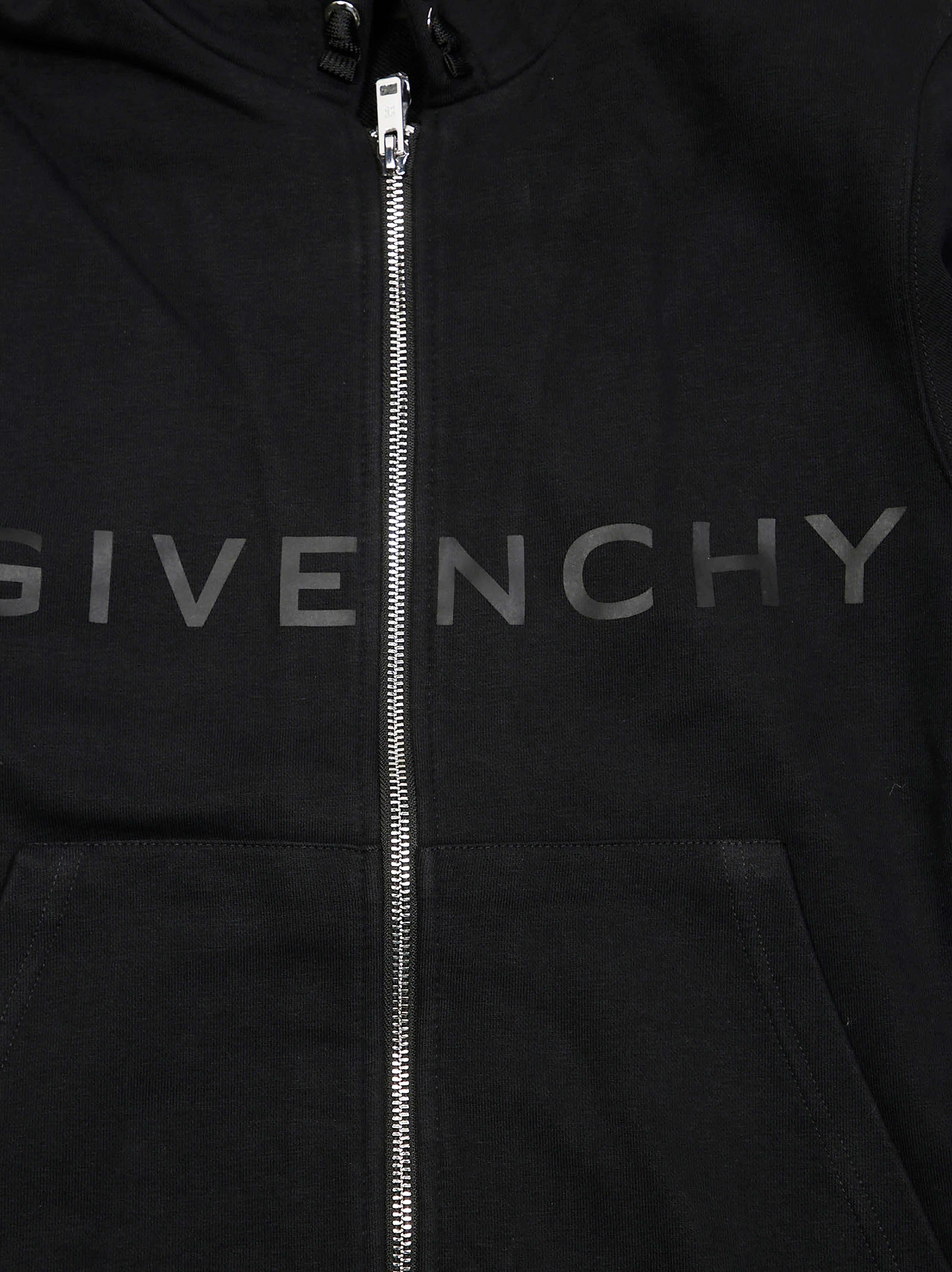 GIVENCHY Kids Mini Logo Zip-Up Sweatshirt