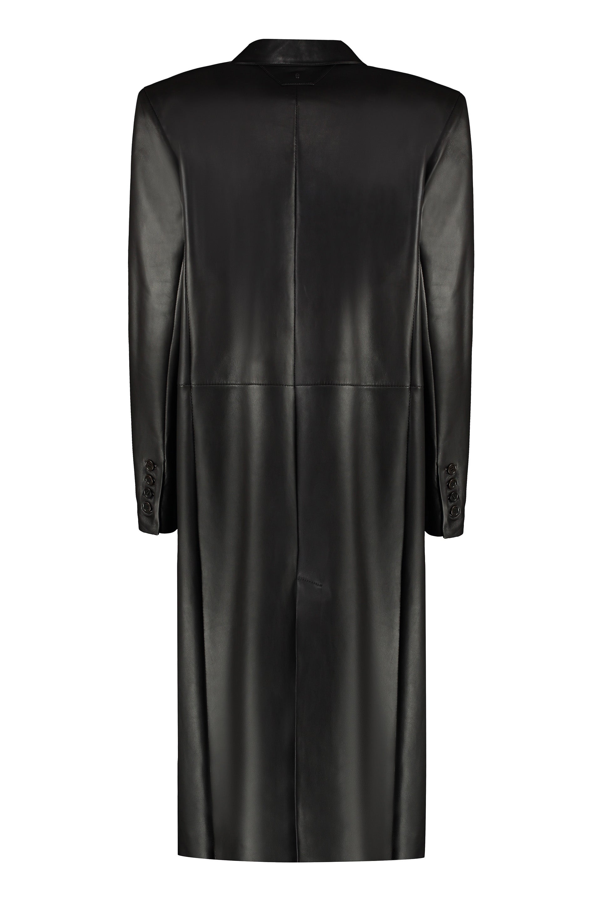 SALVATORE SANTORO Women's Leather Jacket with Back Slit