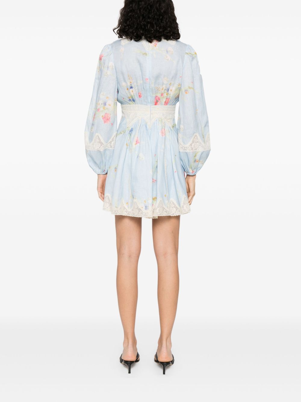 ZIMMERMANN Lucky Linen Mini Dress