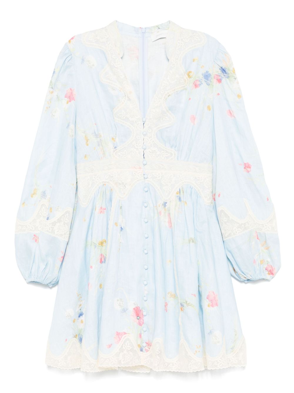 ZIMMERMANN Lucky Linen Mini Dress