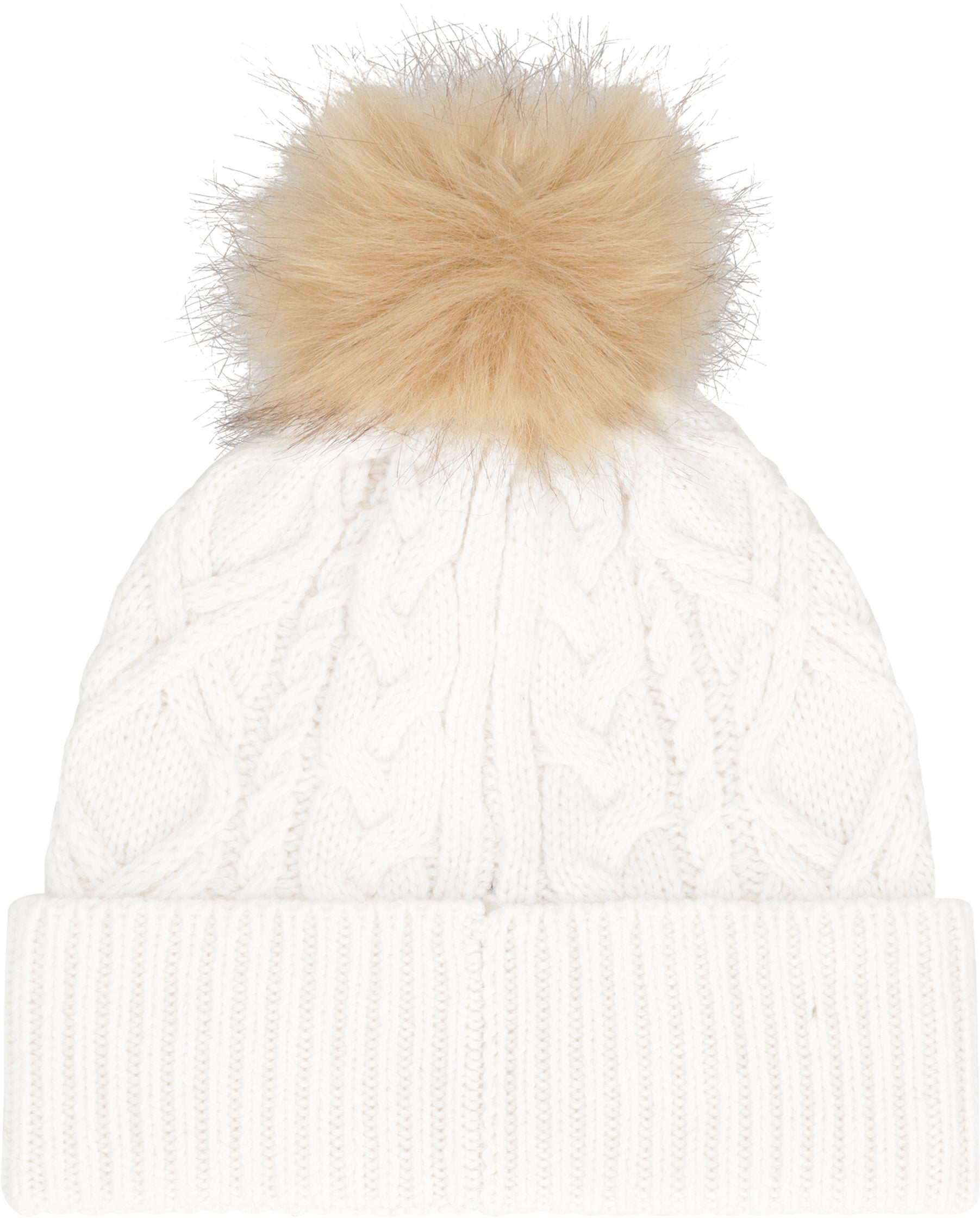 LAUREN RALPH LAUREN Knit Beanie with Soft Pom-Pom for Women