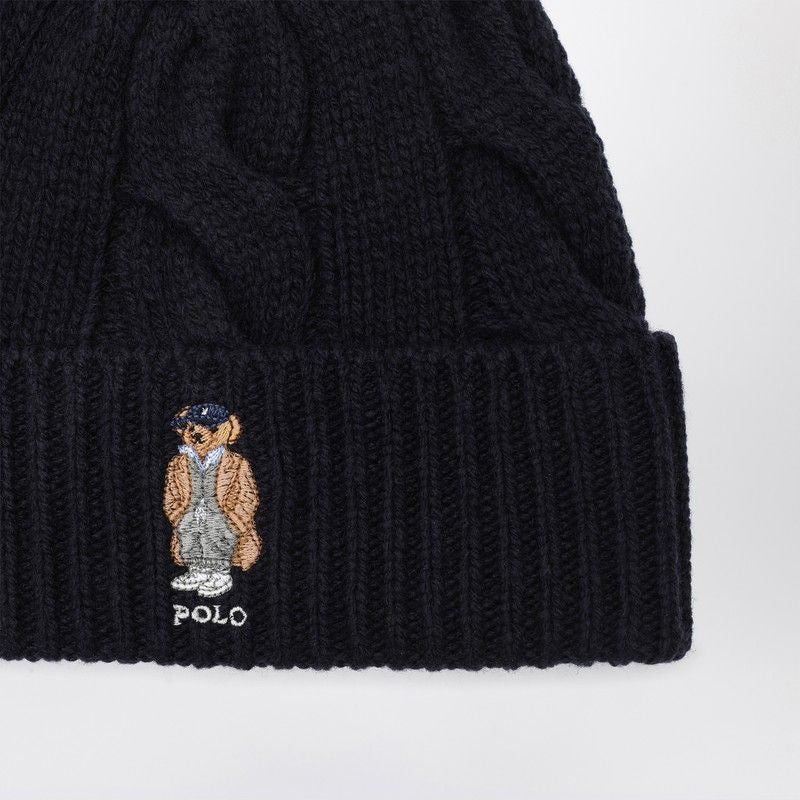 POLO RALPH LAUREN Wool Polo Bear Knit Hat for Women