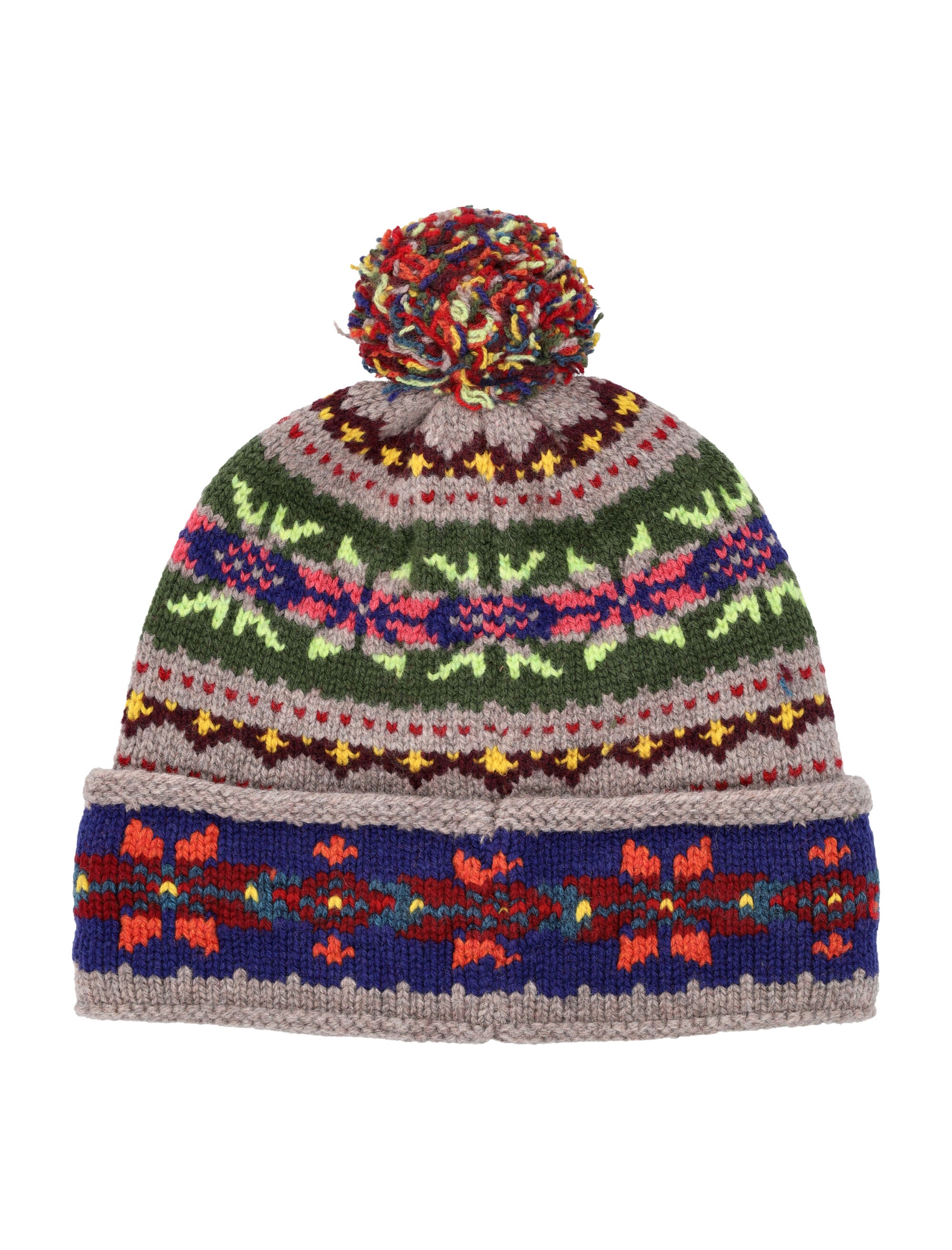 POLO RALPH LAUREN Fair Isle Patterned Knit Hat for Women