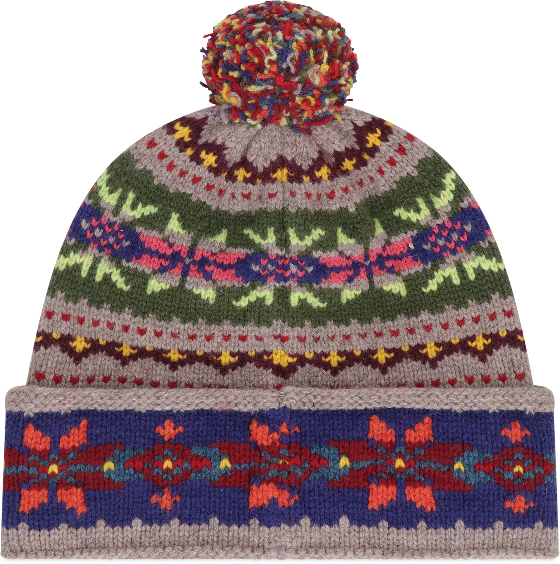 POLO RALPH LAUREN Fair Isle Patterned Knit Hat for Women