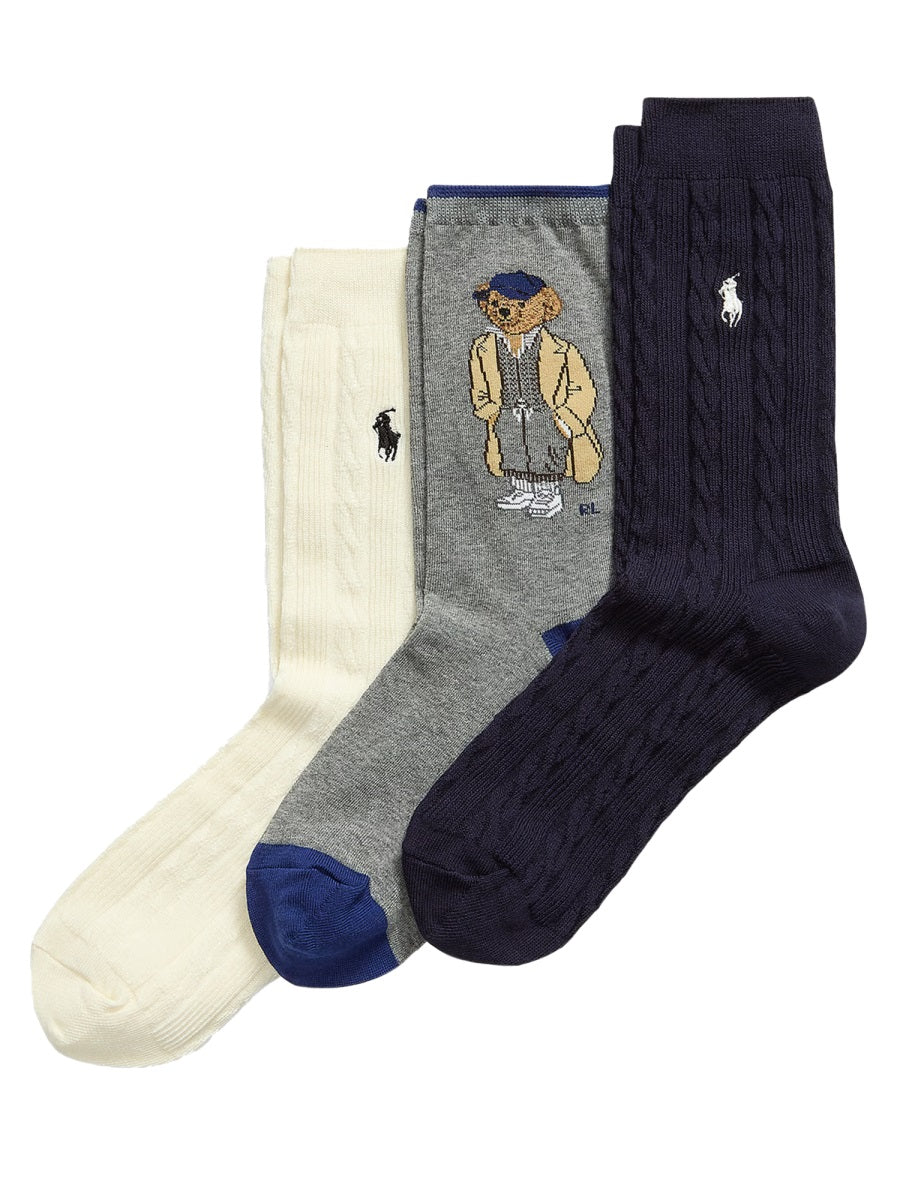 POLO RALPH LAUREN 3-Pack Women's Cozy Socks