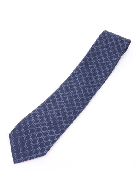 GUCCI Handmade Jacquard Silk Tie - 146X8CM
