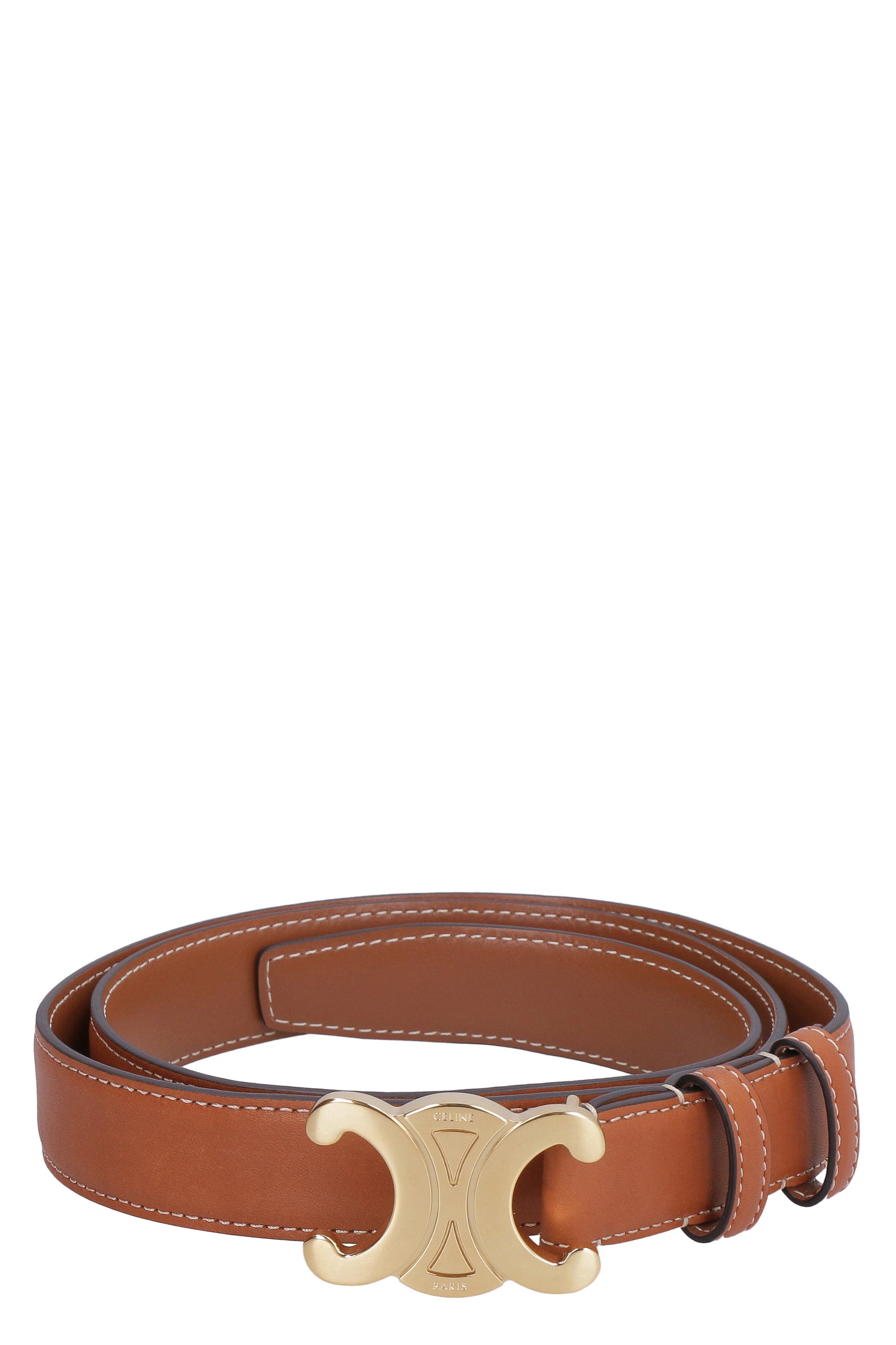 CELINE Elegant Calfskin Belt