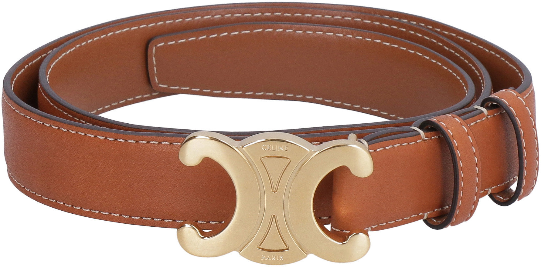 CELINE Elegant Calfskin Belt
