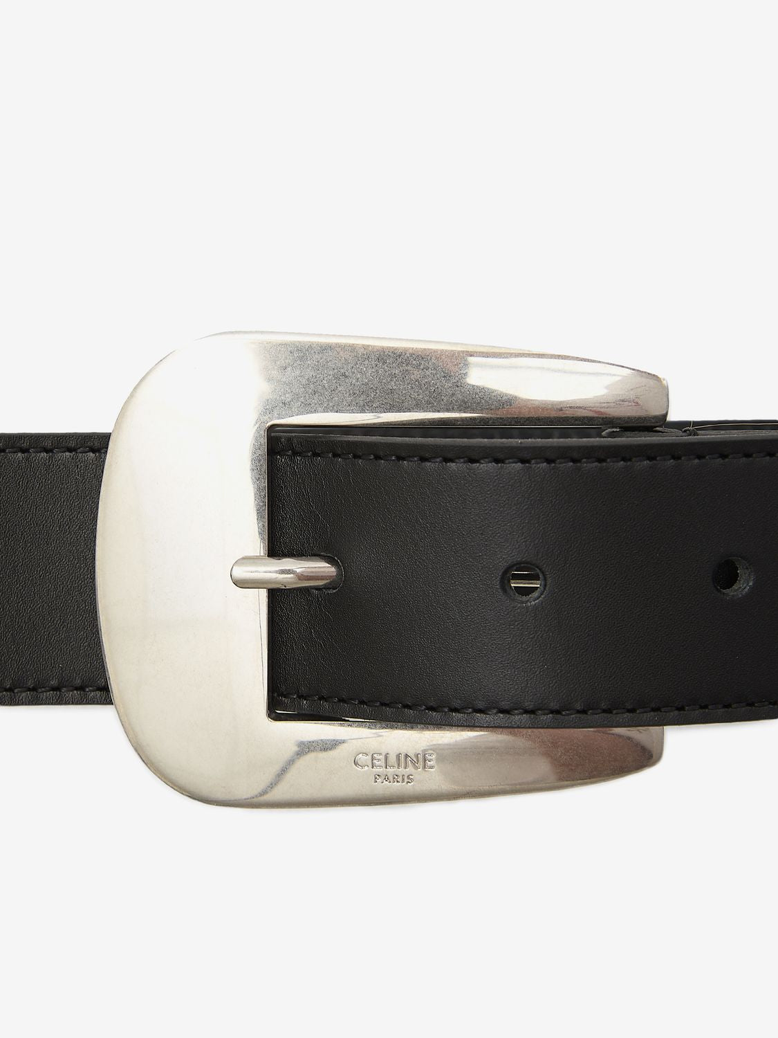 CELINE Large Marco Belt in Vintage Calfskin