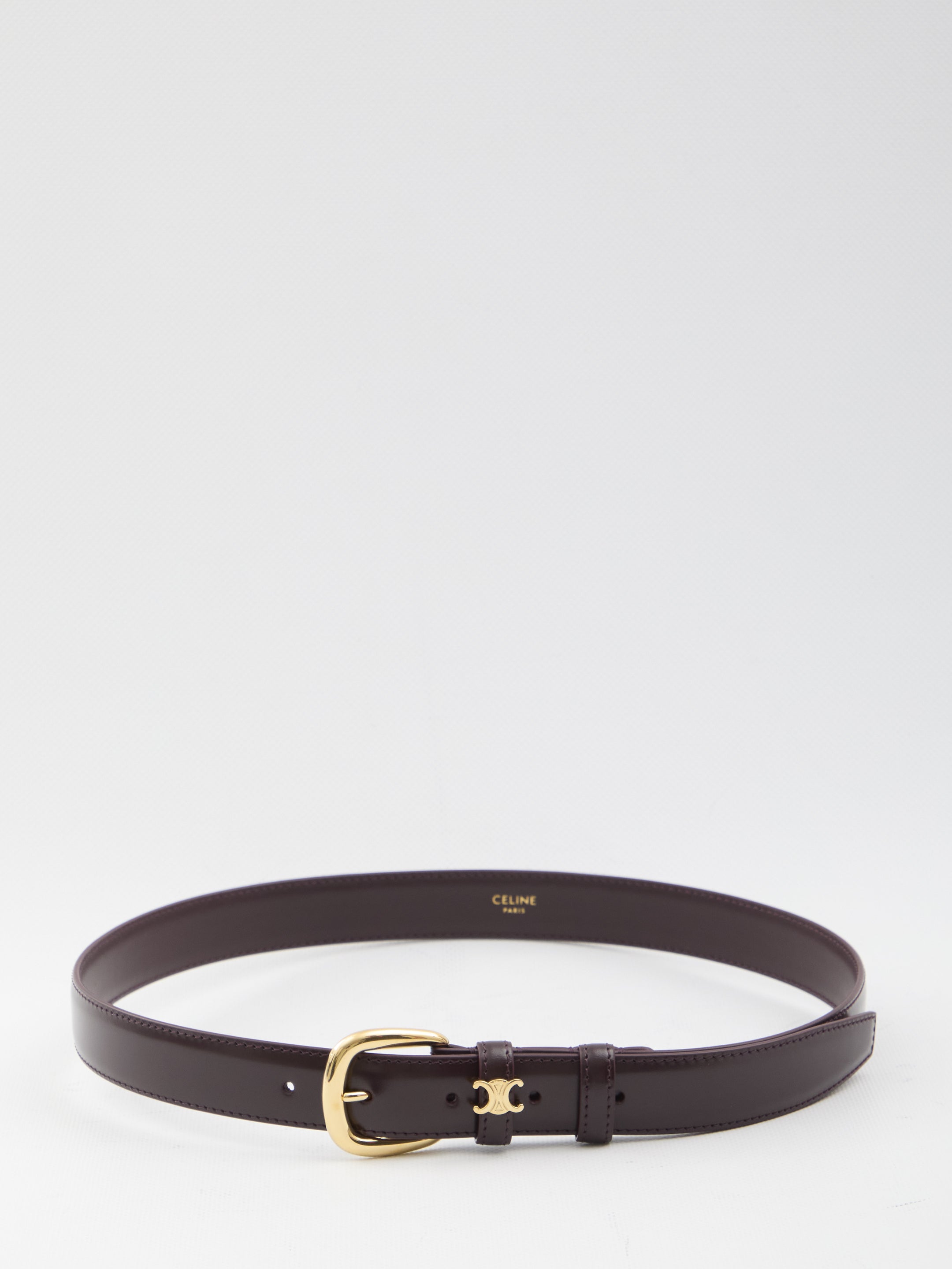 CELINE Belt with Triomphe Logo - 2.5 cm Height