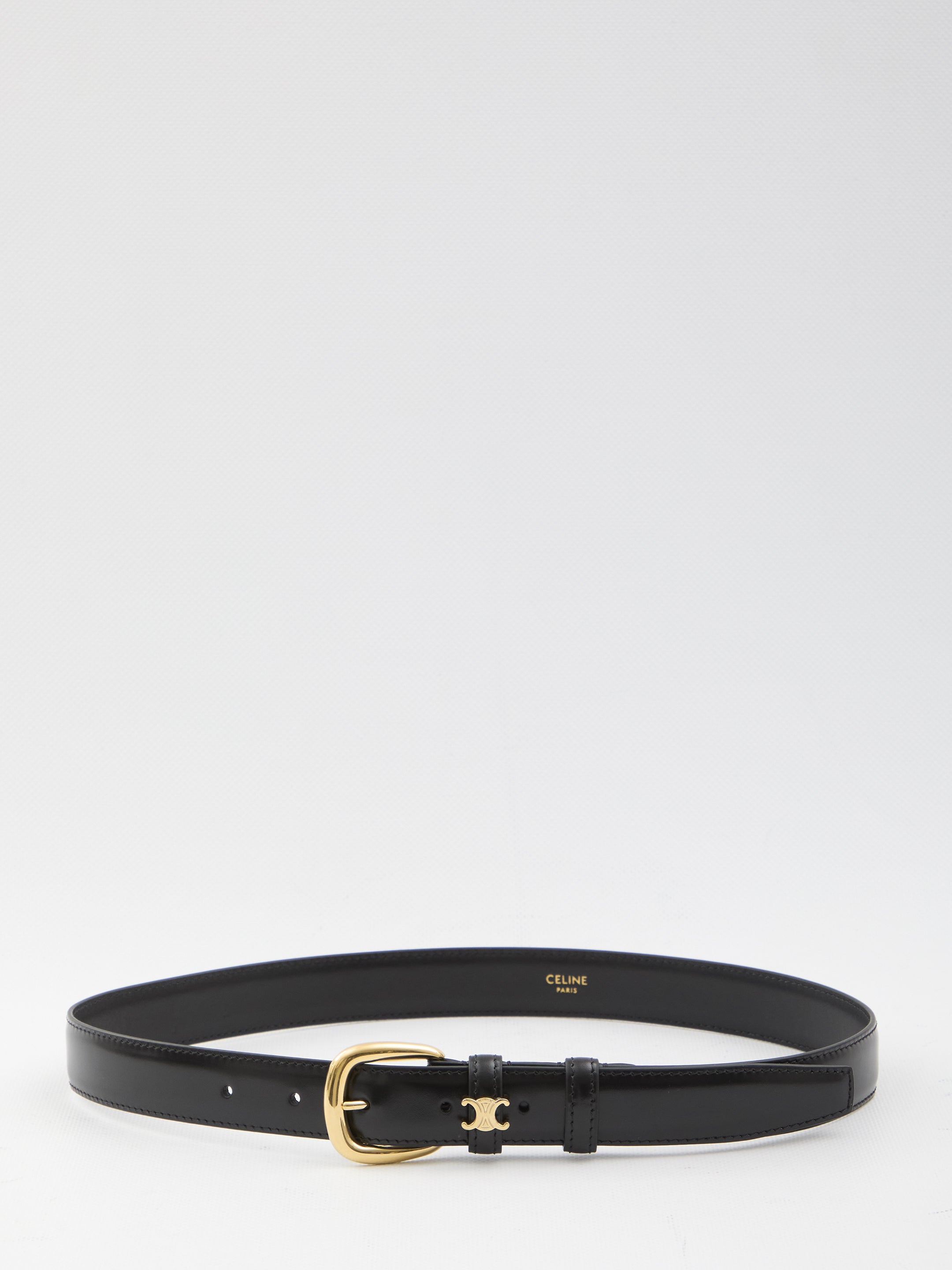 CELINE Belt with Triomphe Logo - 2.5 cm Height