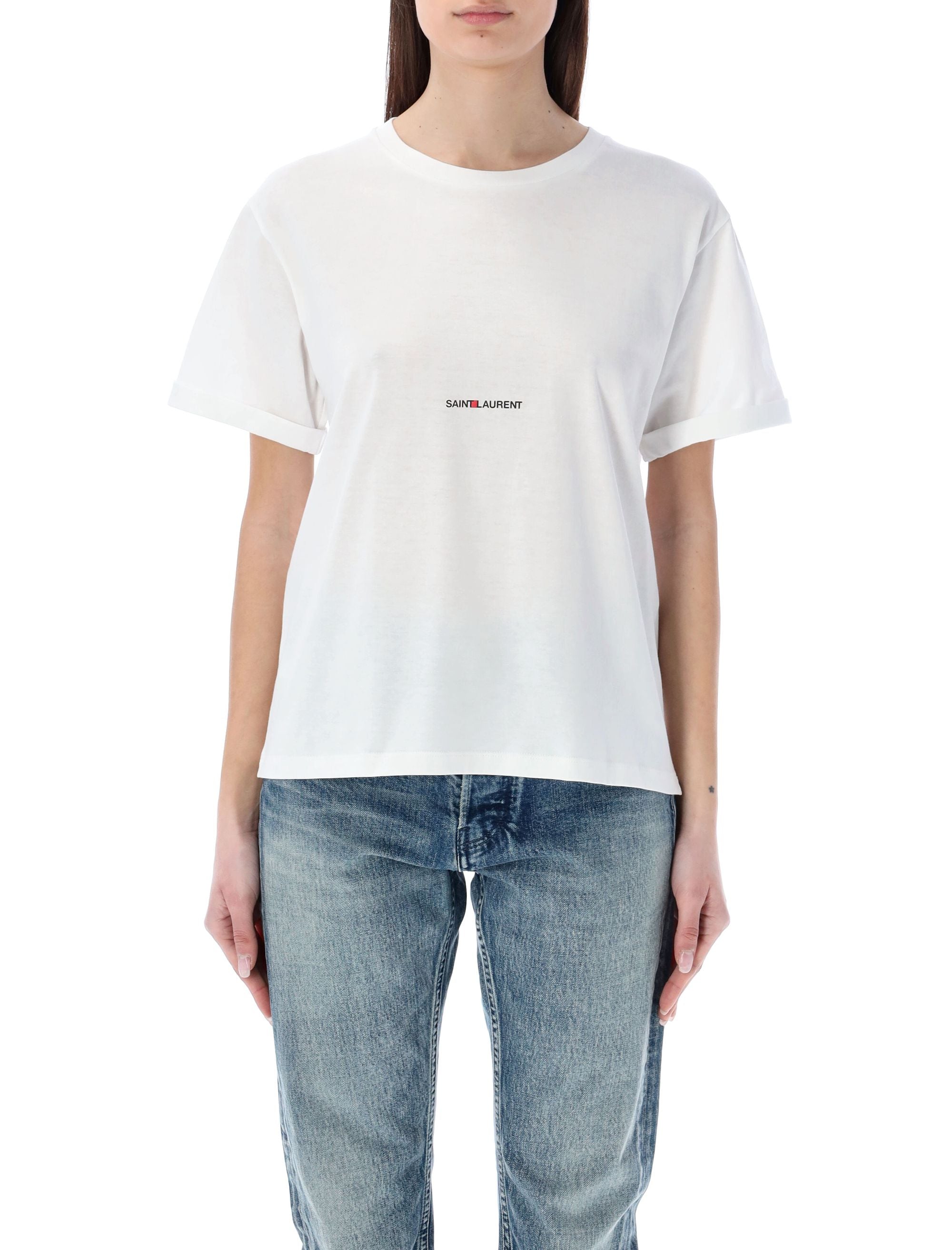 SAINT LAURENT Classic Logo T-Shirt (Size S)