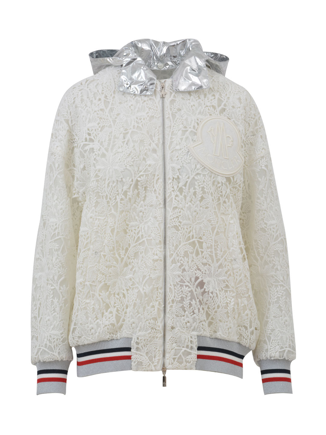 MONCLER Macramé Detail Jacket for Women - Size 0