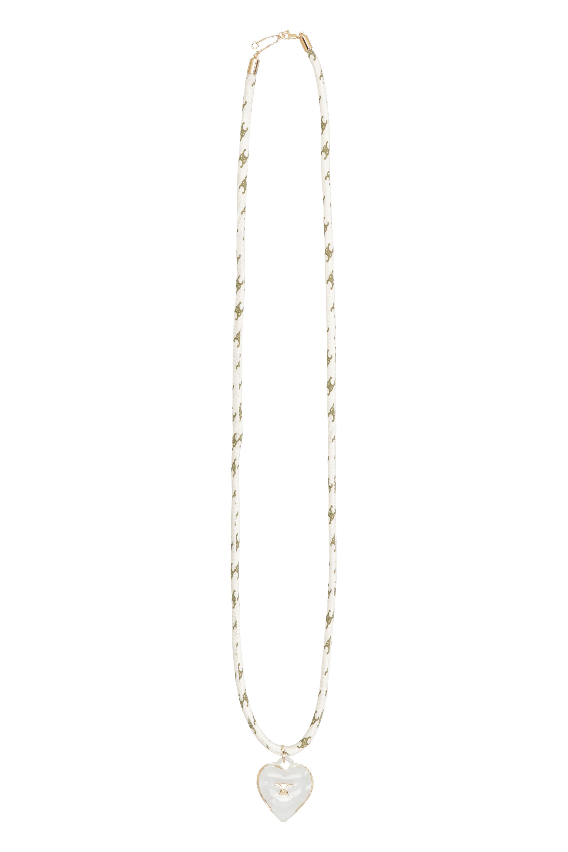 CELINE Triomphe Heart Necklace - Adjustable Length