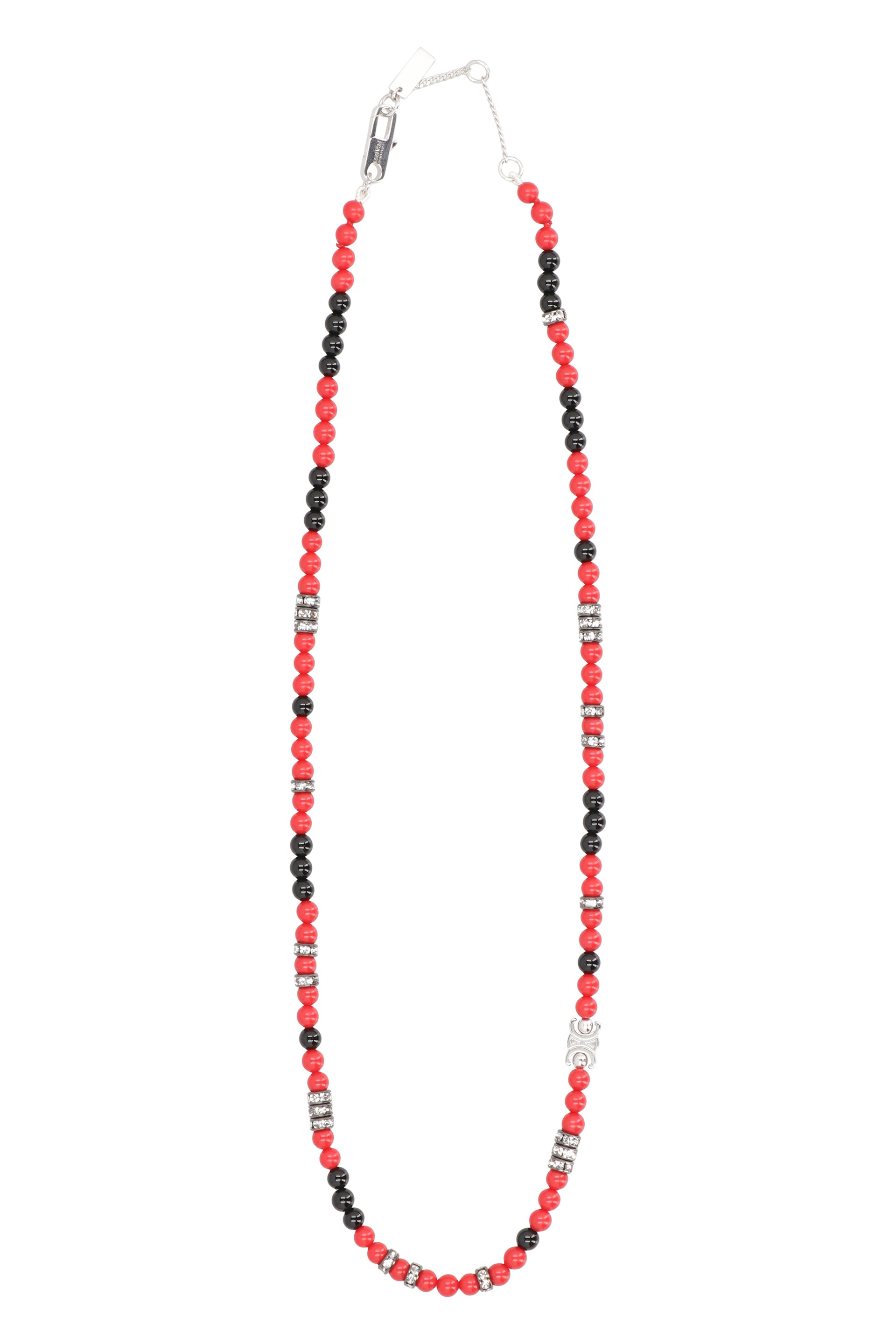 CELINE San Onofre Brass Necklace with Pearls - 49 cm