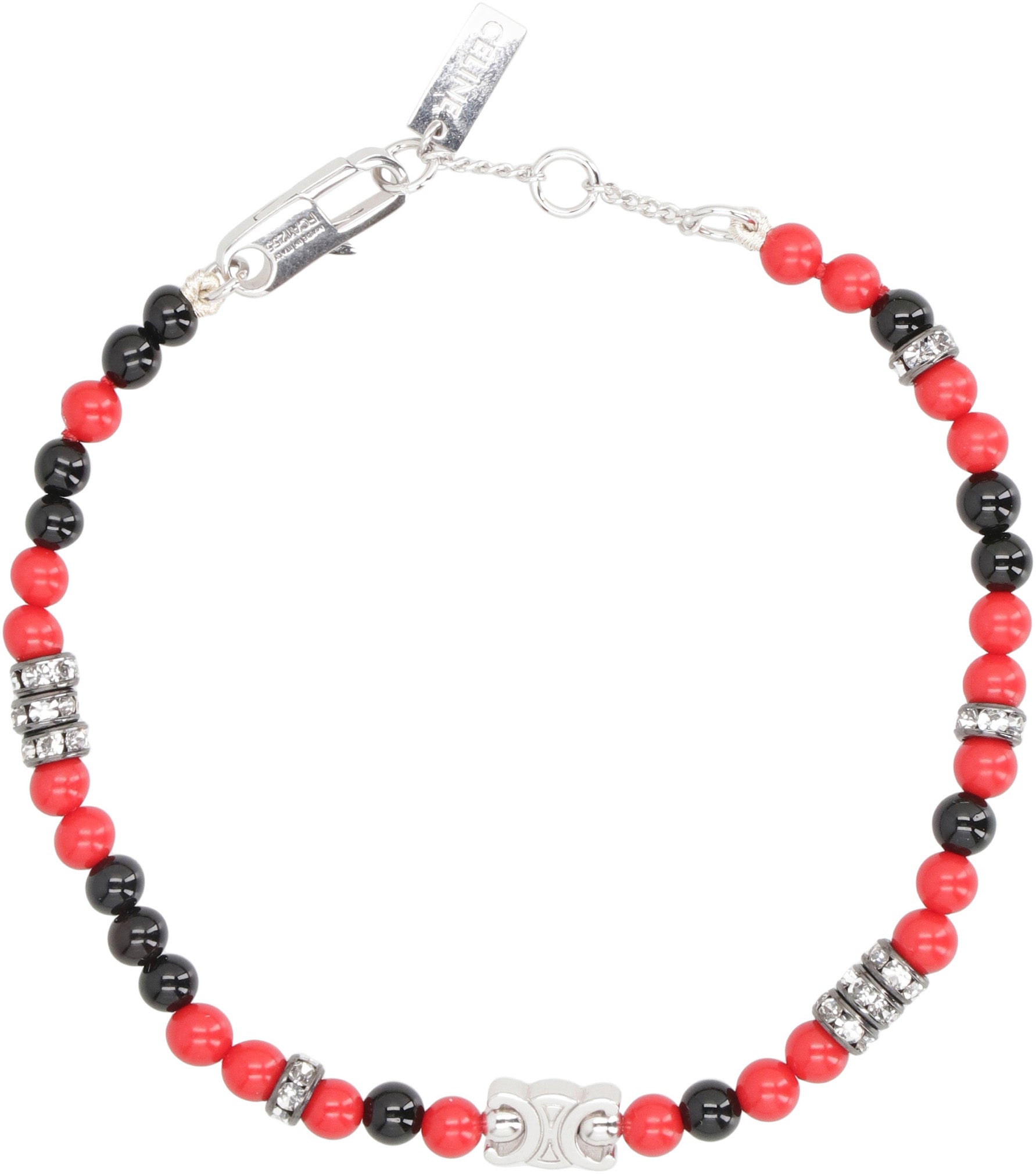 CELINE Brass Bracelet with Pearls - 20.5 cm