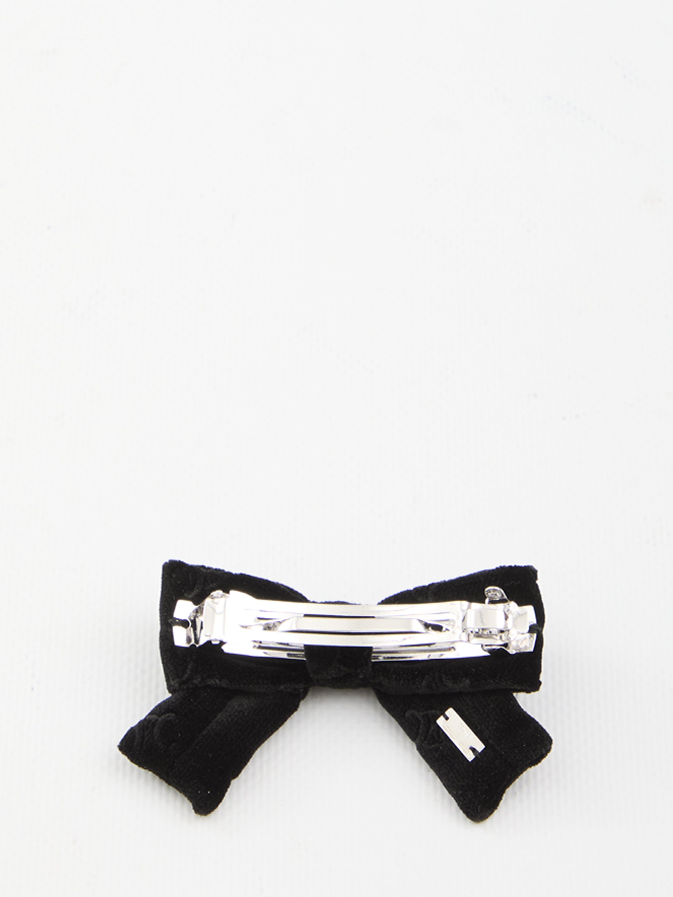 CELINE Triomphe Ribbon Mini Hair Clip