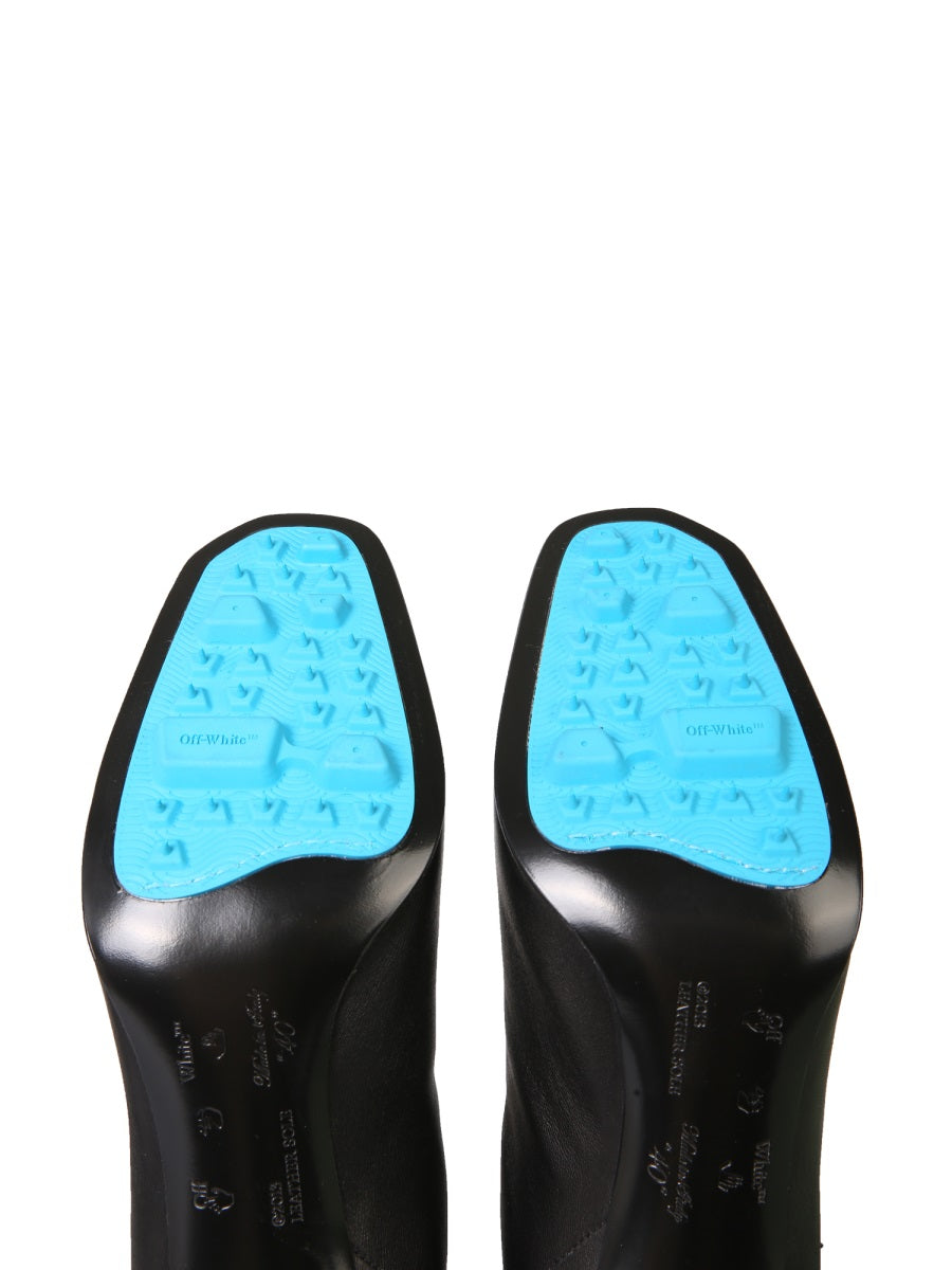 OFF-WHITE Sculpted Women's Boots with 10 cm Heel