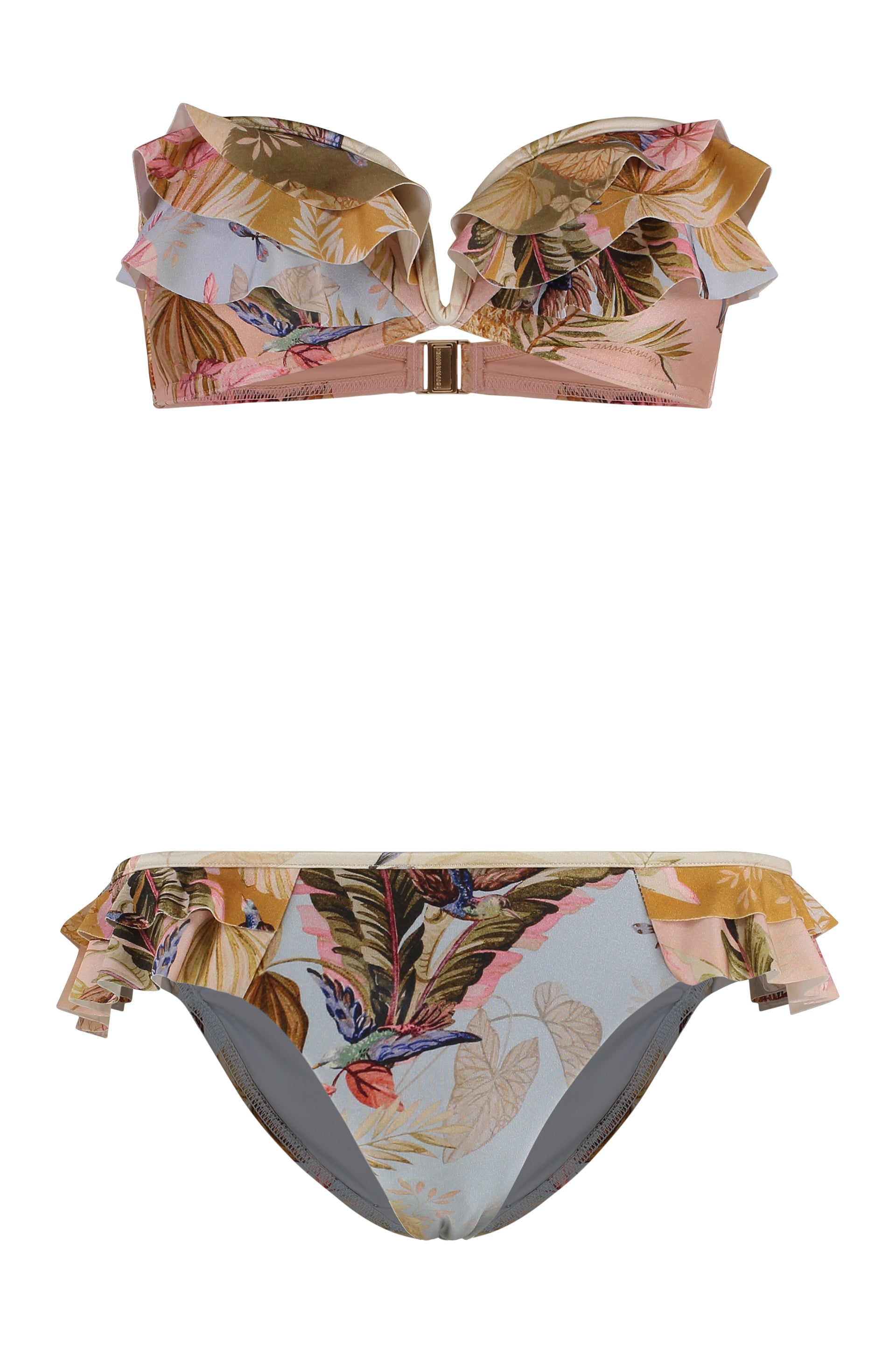 ZIMMERMANN Ascension Bandeau Bra Bikini - Sizes 0P to 4