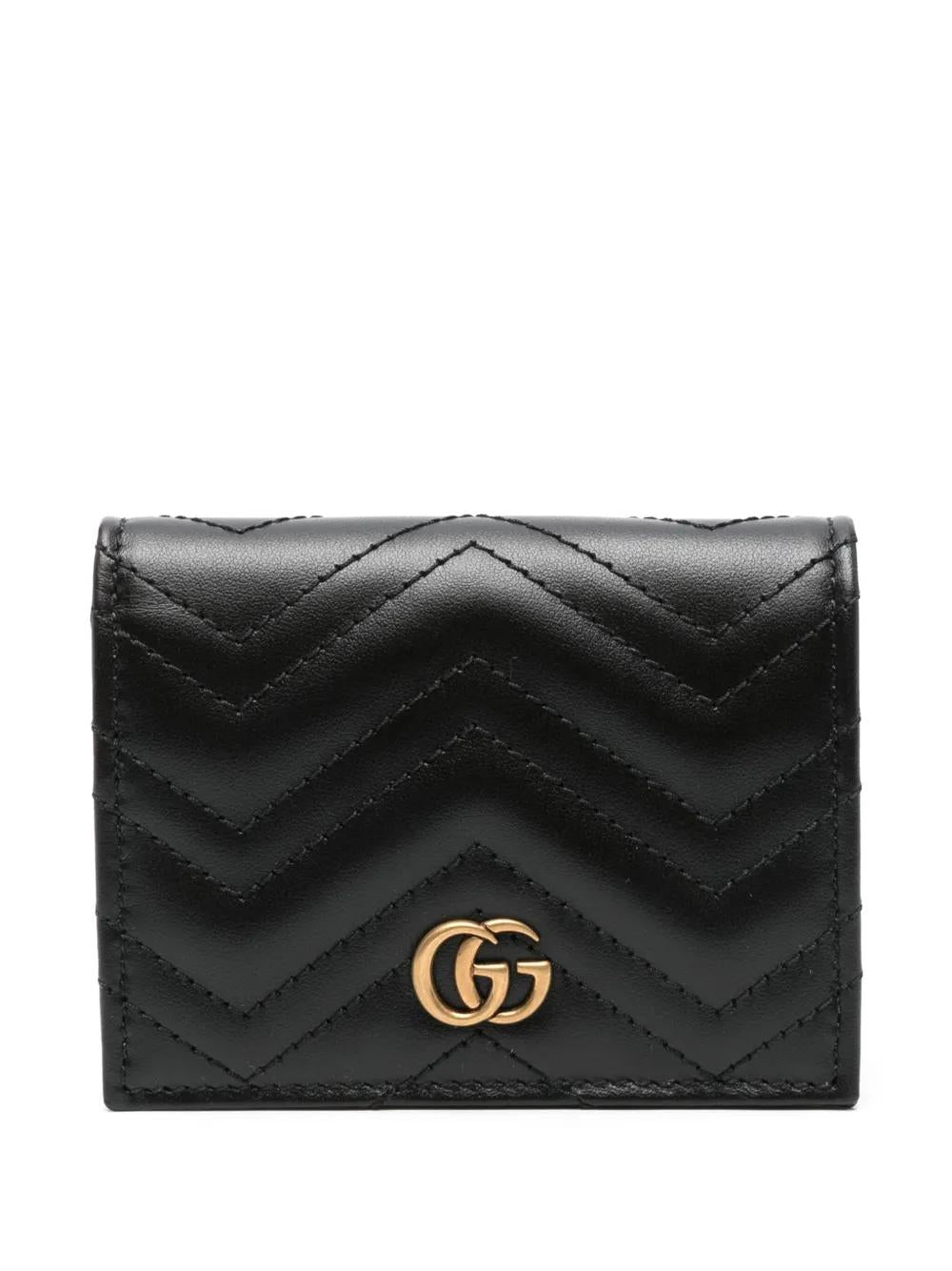 GUCCI Mini Chevron Pattern Wallet