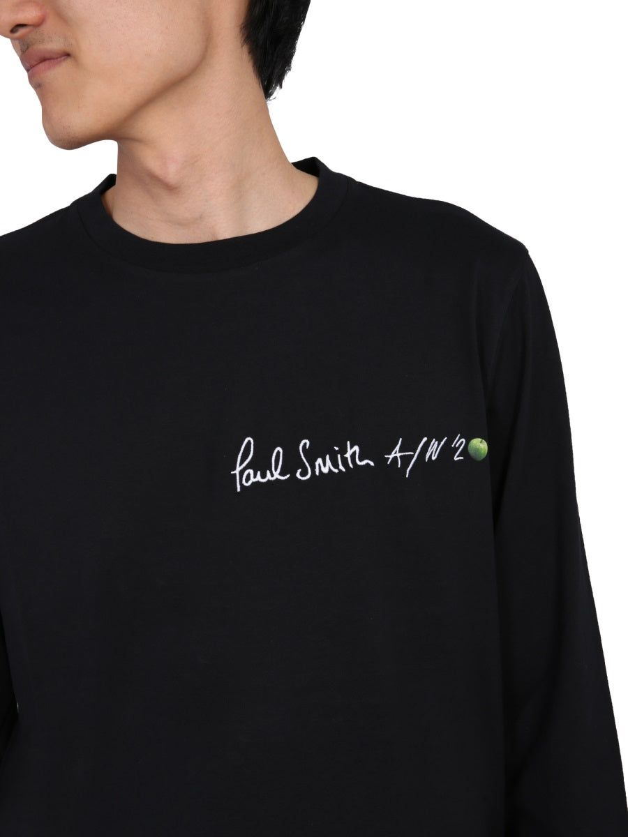 PAUL SMITH Long Sleeve Crew Neck T-Shirt for Men