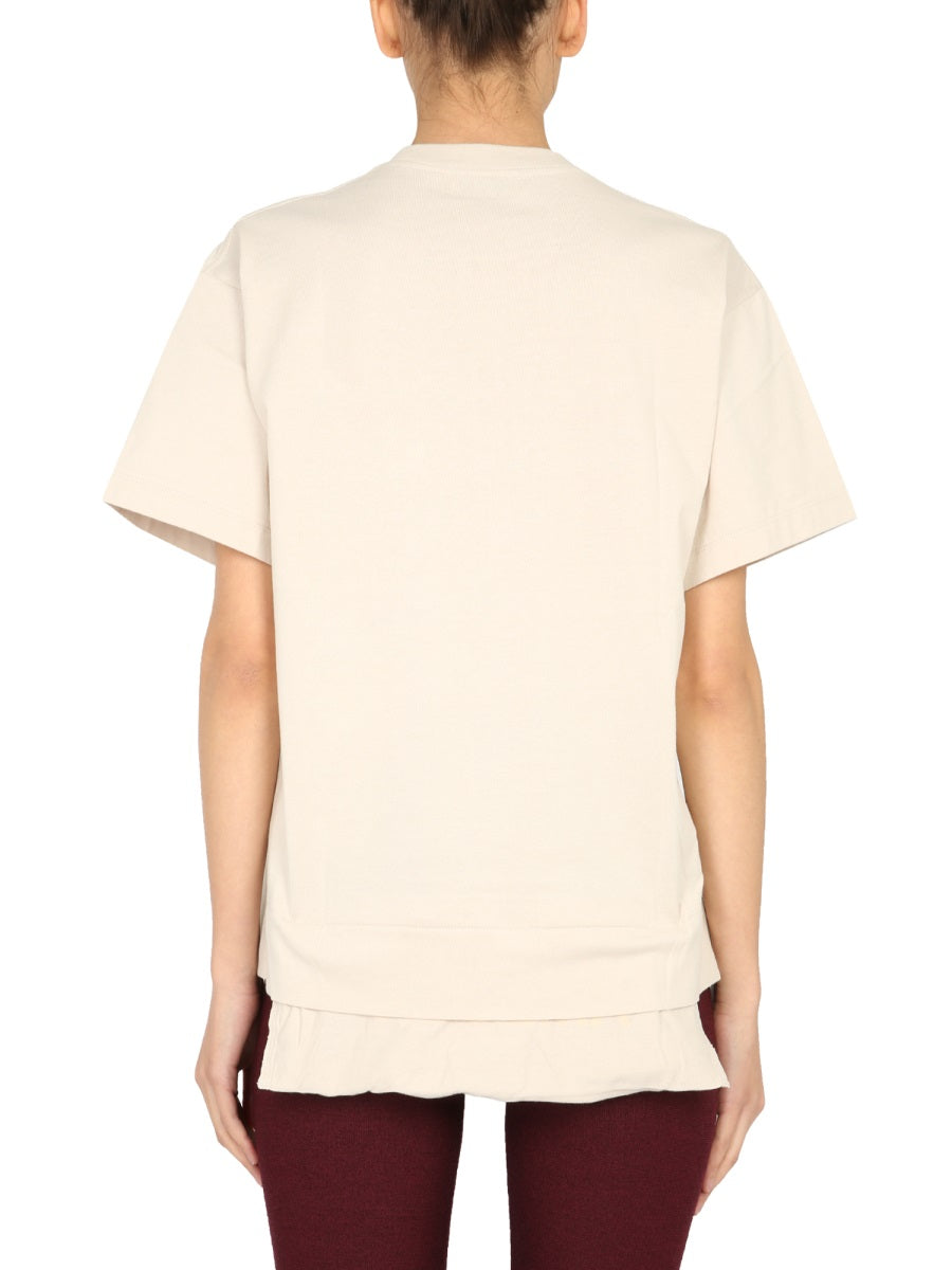 AMBUSH Unisex Crew Neck T-Shirt with Zip Pocket