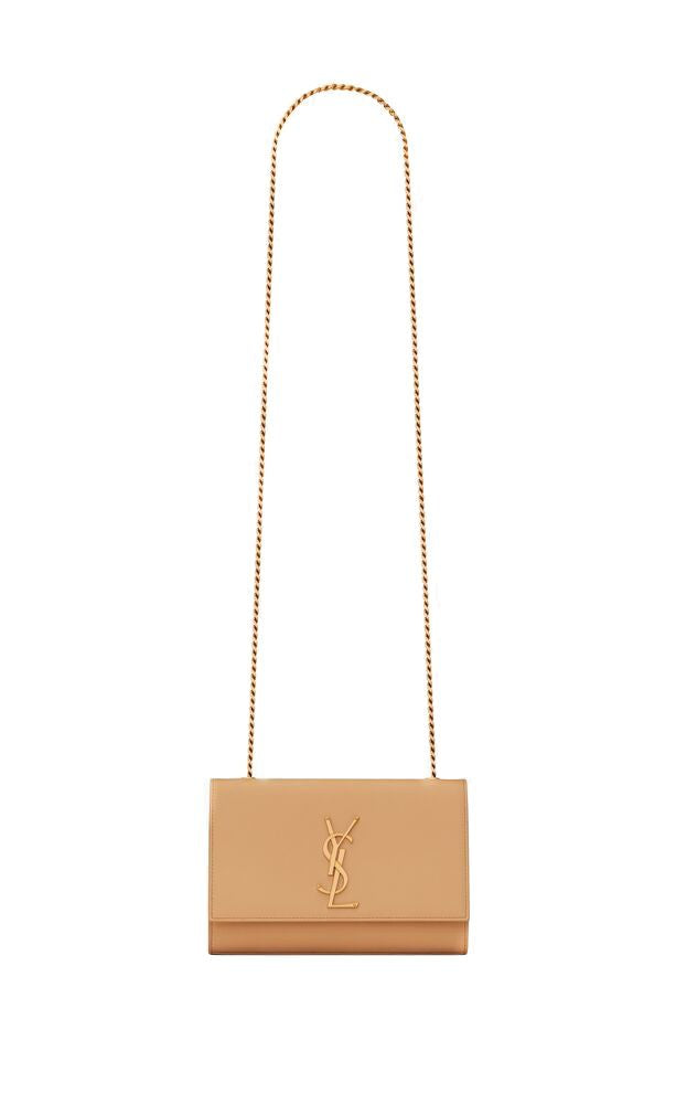 SAINT LAURENT Kate Logo Plaque Mini Shoulder Handbag
