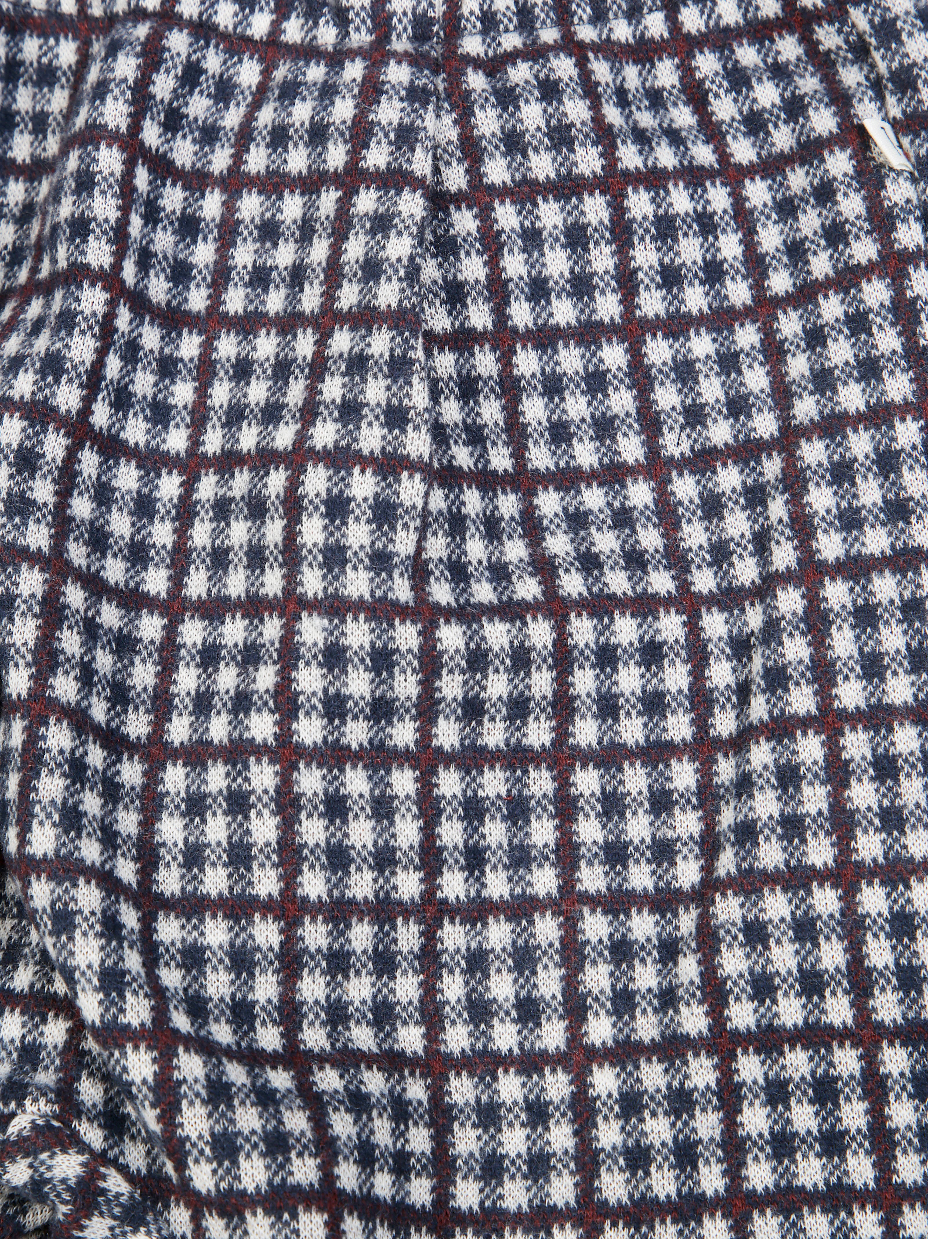 1+IN THE FAMILY Mini Micro Check Trousers for Kids