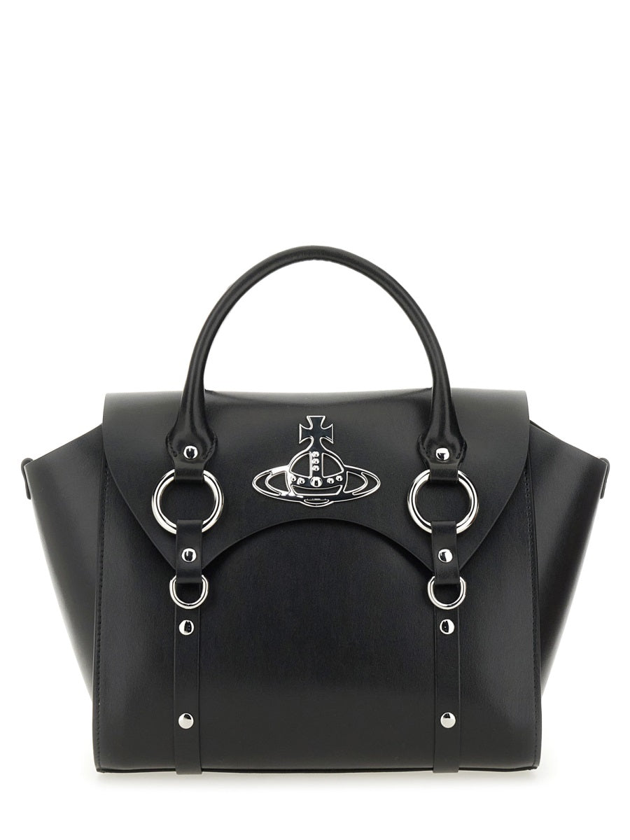 VIVIENNE WESTWOOD Elegant Cow Leather Handbag for Women - FW25 Collection