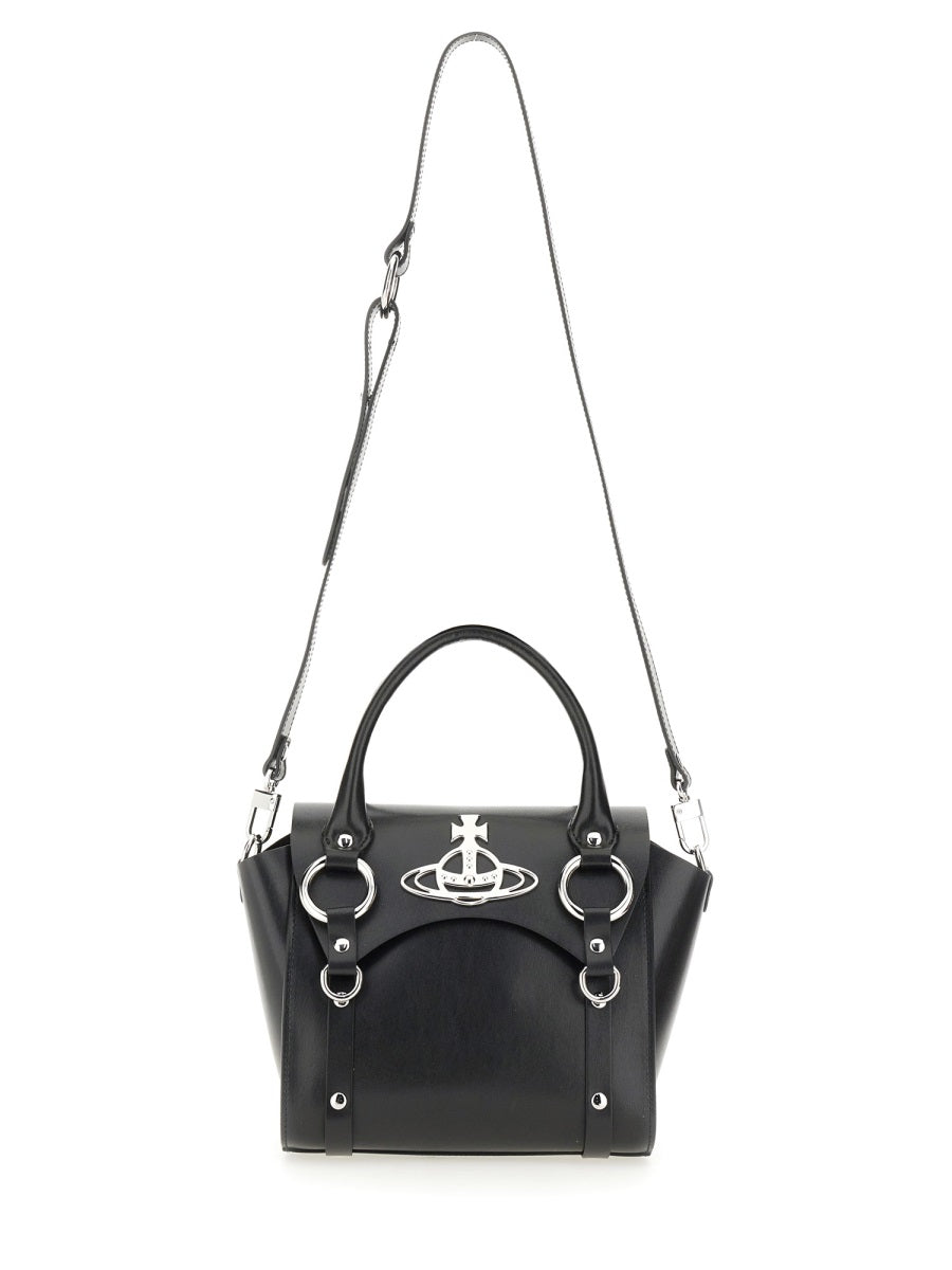 VIVIENNE WESTWOOD Cow Leather Handbag - Women's Mini Style - FW25 Collection