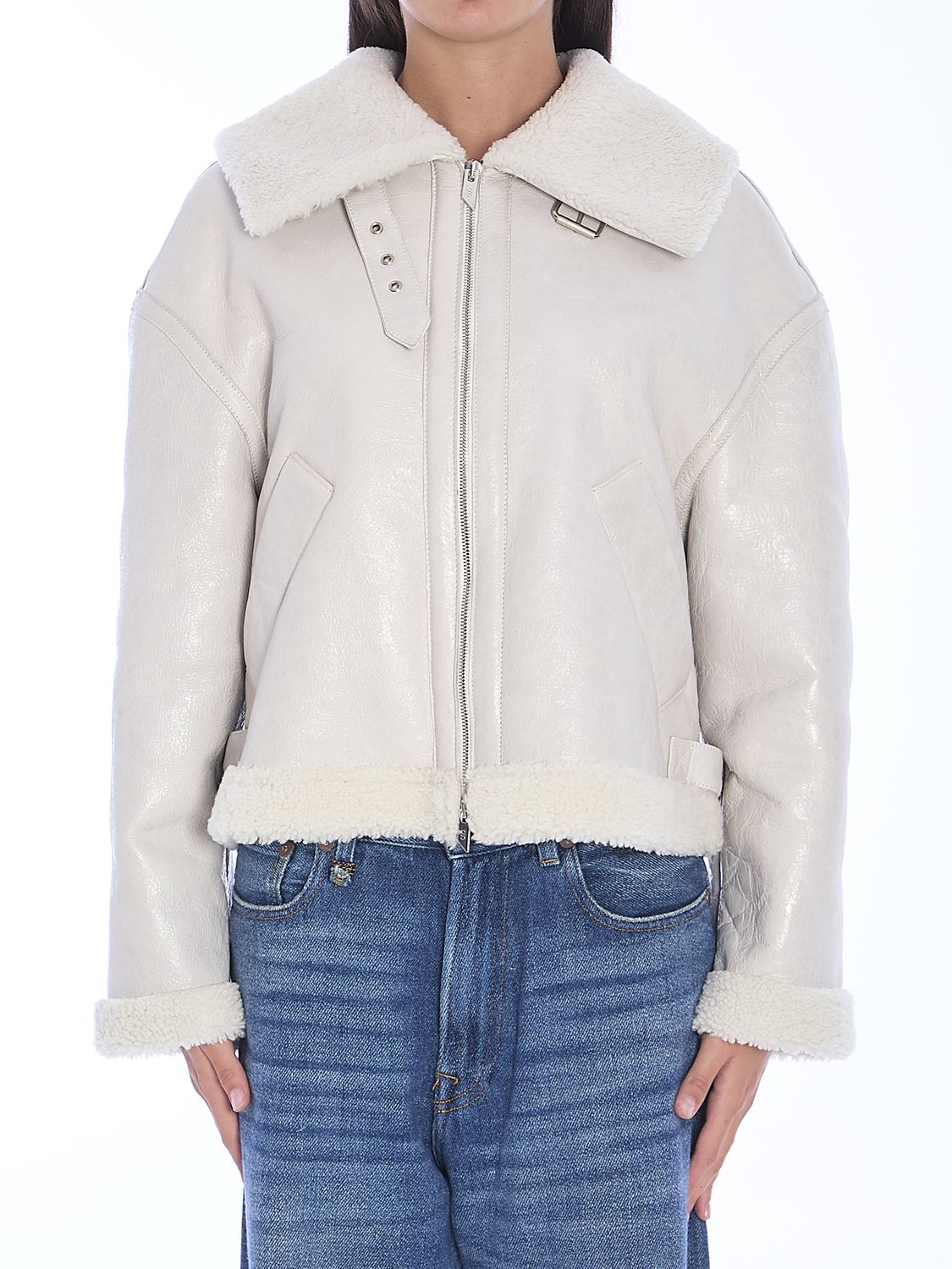 SALVATORE SANTORO Shearling Lined Jacket for Women