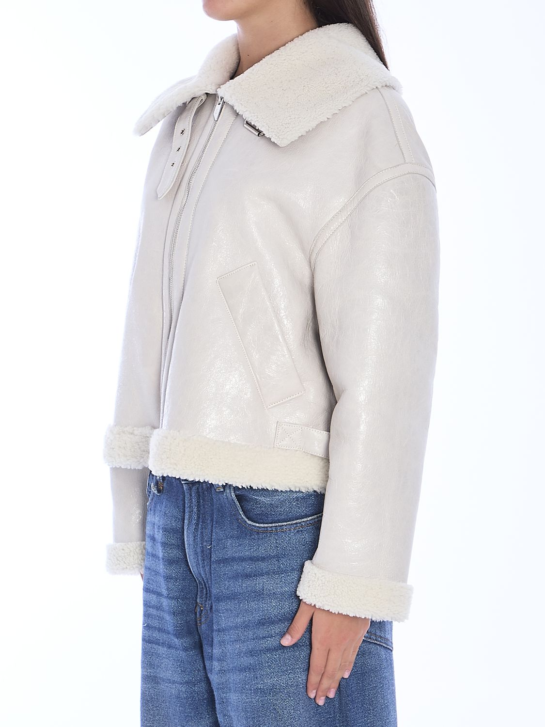 SALVATORE SANTORO Shearling Lined Jacket for Women