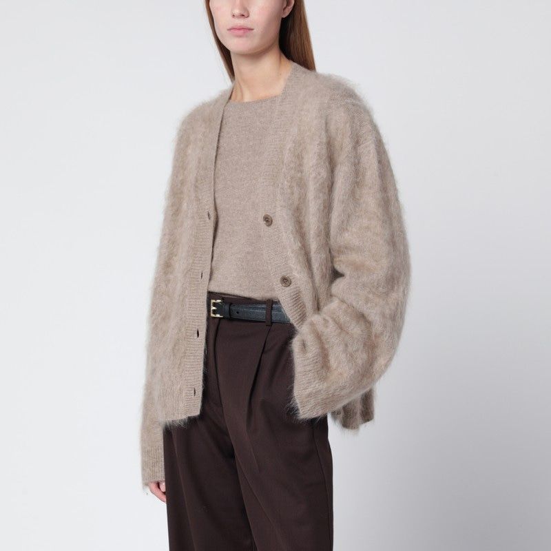ALMADA LABEL Relaxed Fit Cardigan in Organic Cashmere