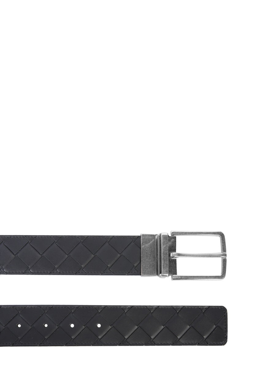 BOTTEGA VENETA Reversible Leather Belt - 3.5 CM