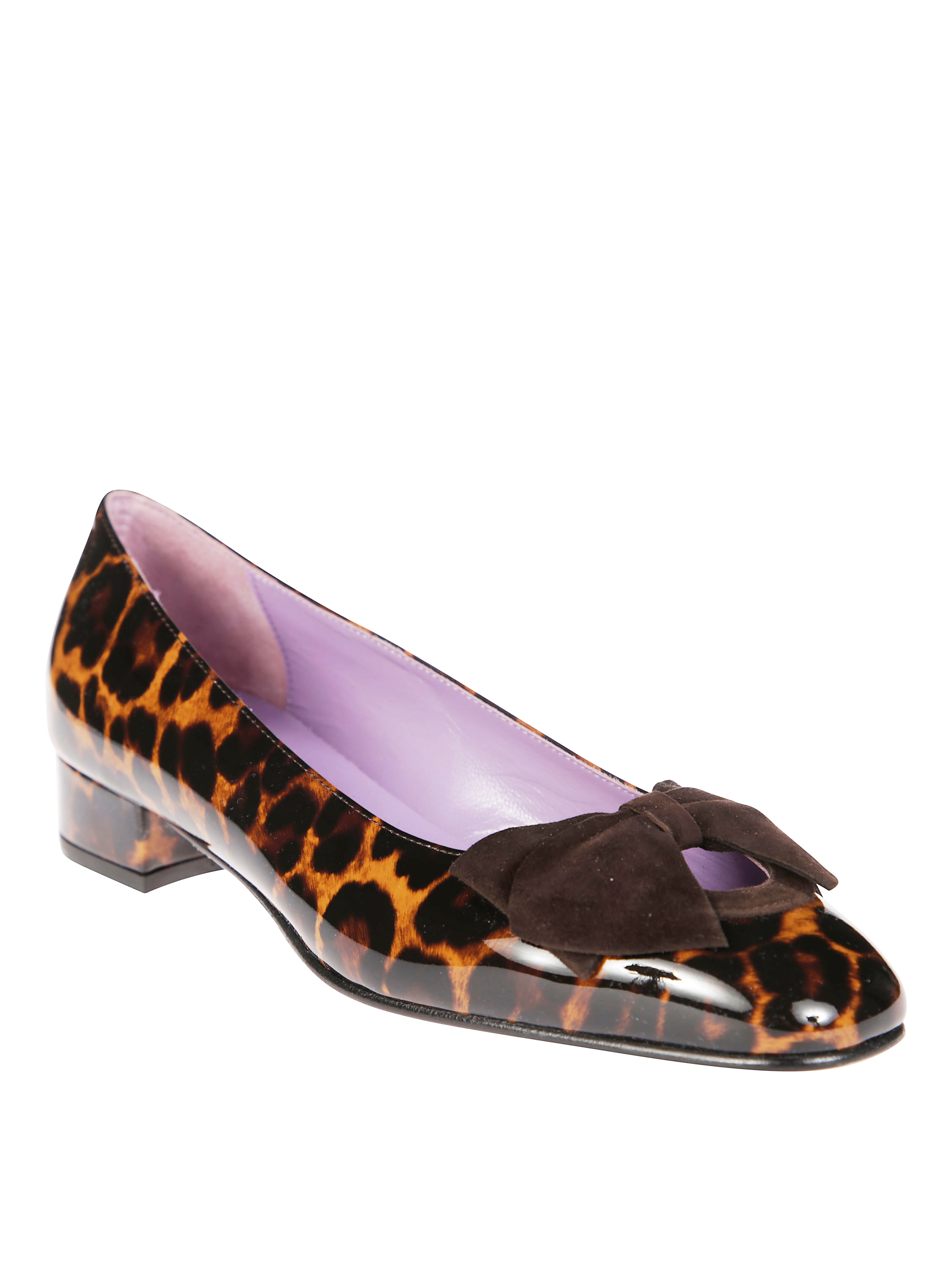 CAREL Ballerina Suede Leopard Print Shoes for Men