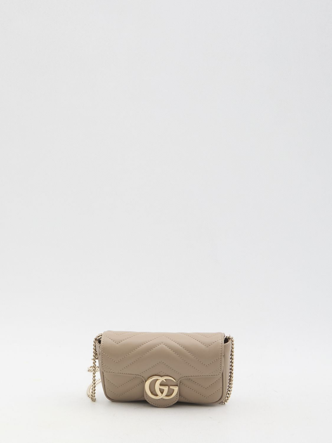 GUCCI Mini Quilted Handbag with Chain Strap - 16.5x10x4.5cm