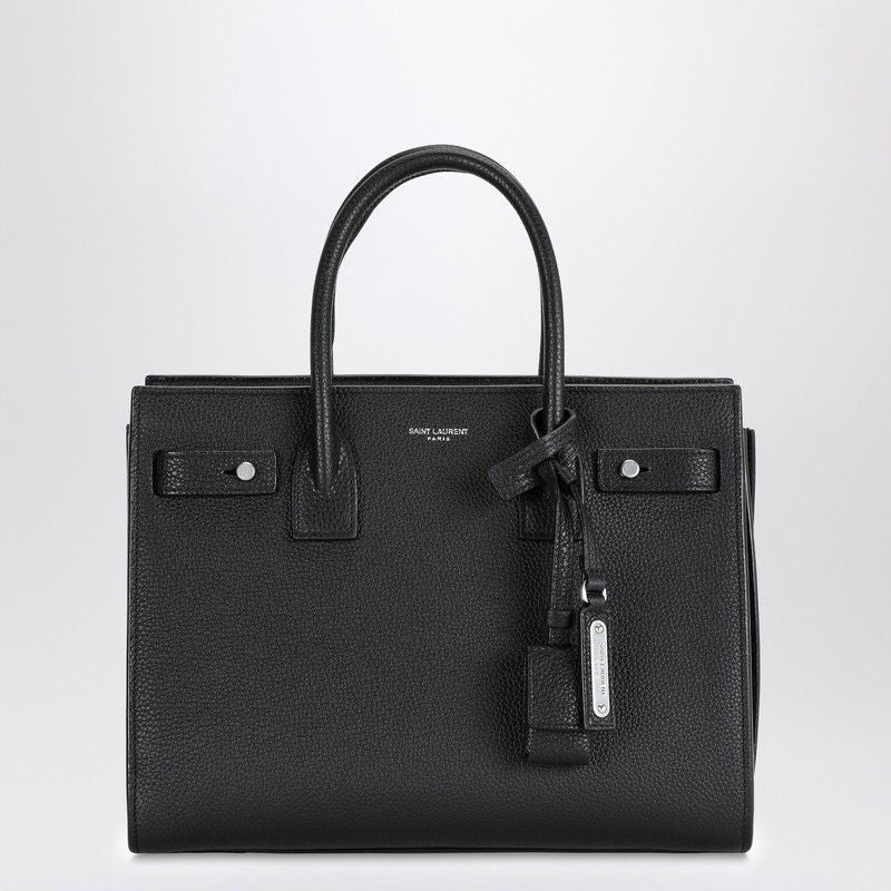 SAINT LAURENT Mini Grained Leather Handbag