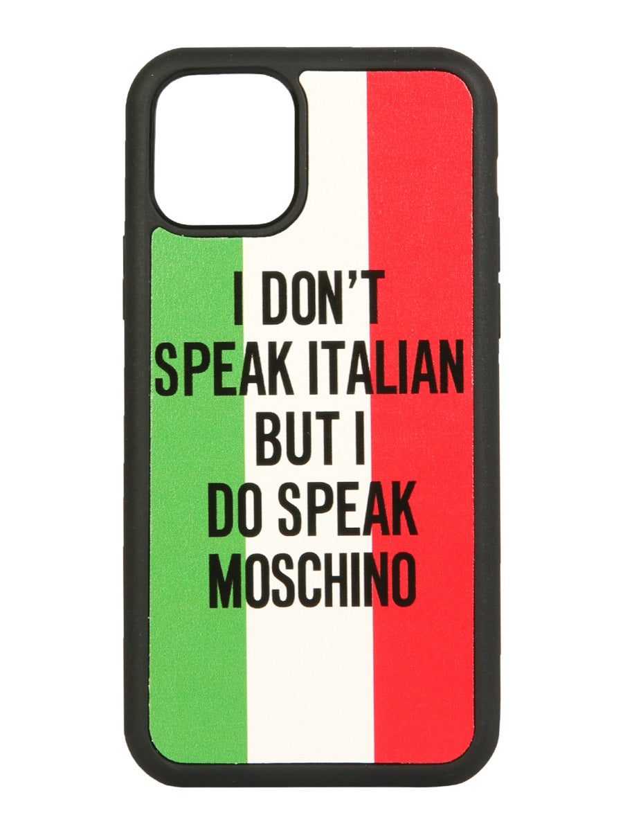 MOSCHINO Italian Slogan iPhone 11 Pro Cover