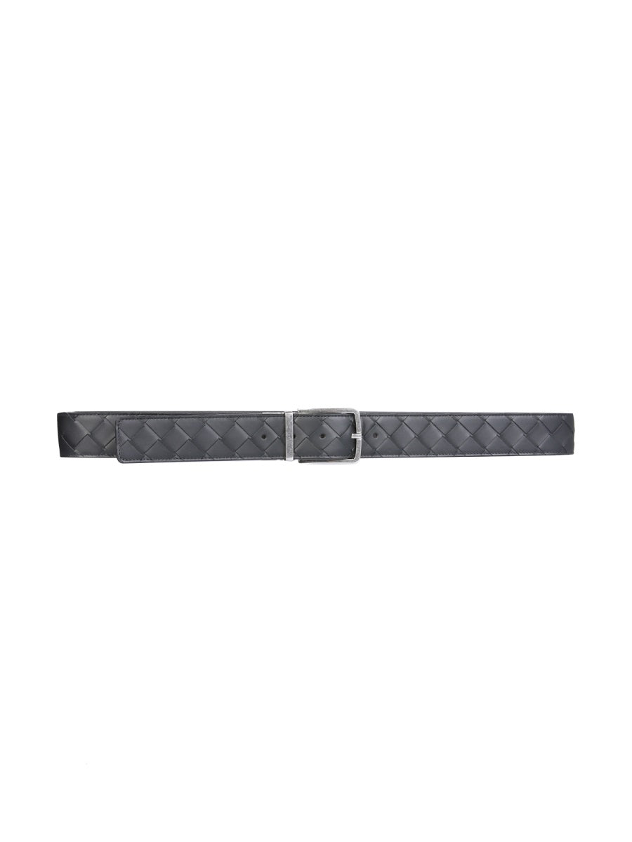 BOTTEGA VENETA Reversible Leather Belt - 3.5 CM