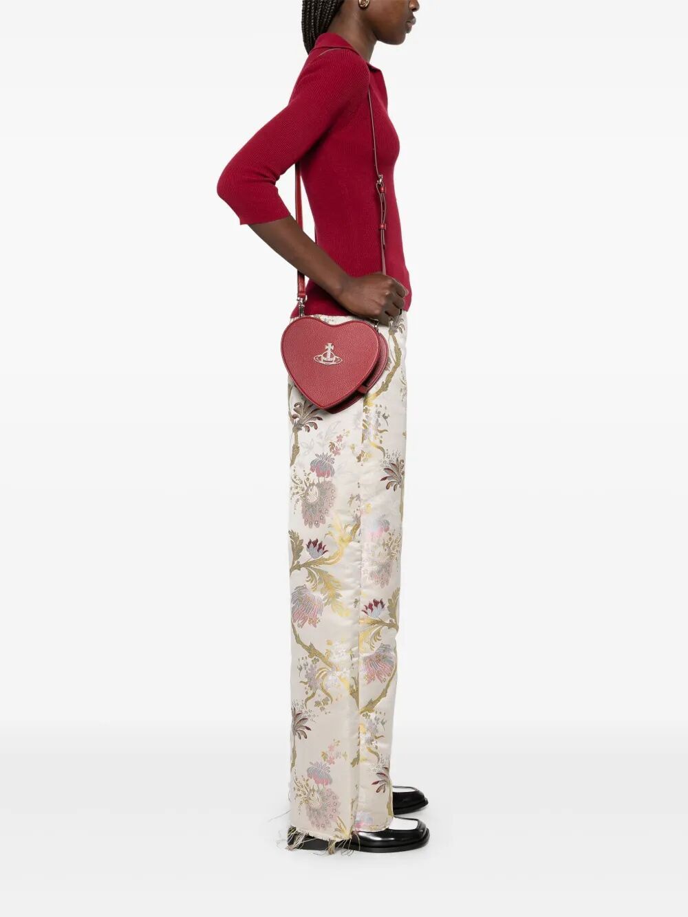 VIVIENNE WESTWOOD Louise Heart Mini Crossbody Handbag