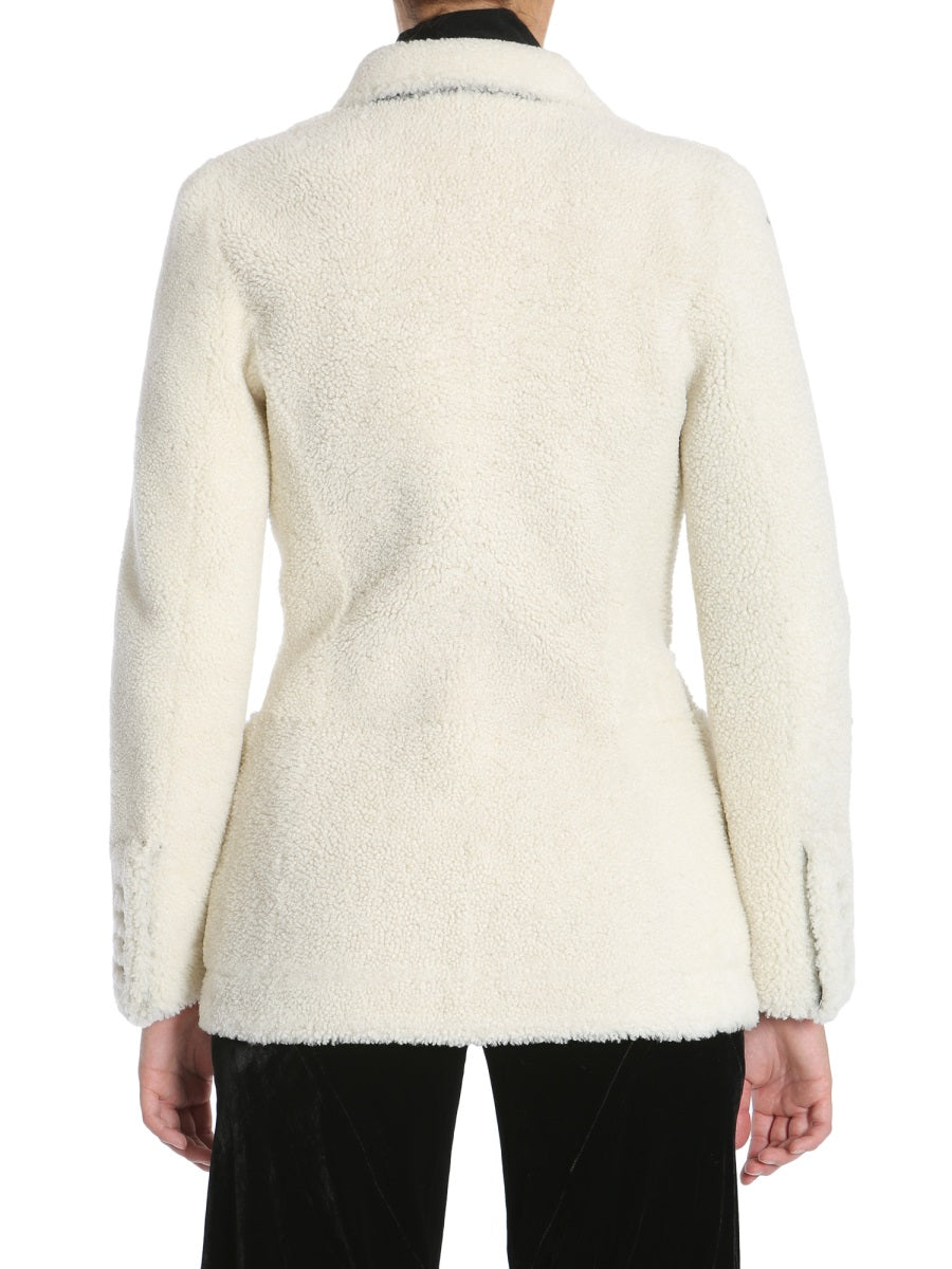 ALEXANDER MCQUEEN Double Breasted Wool Jacket