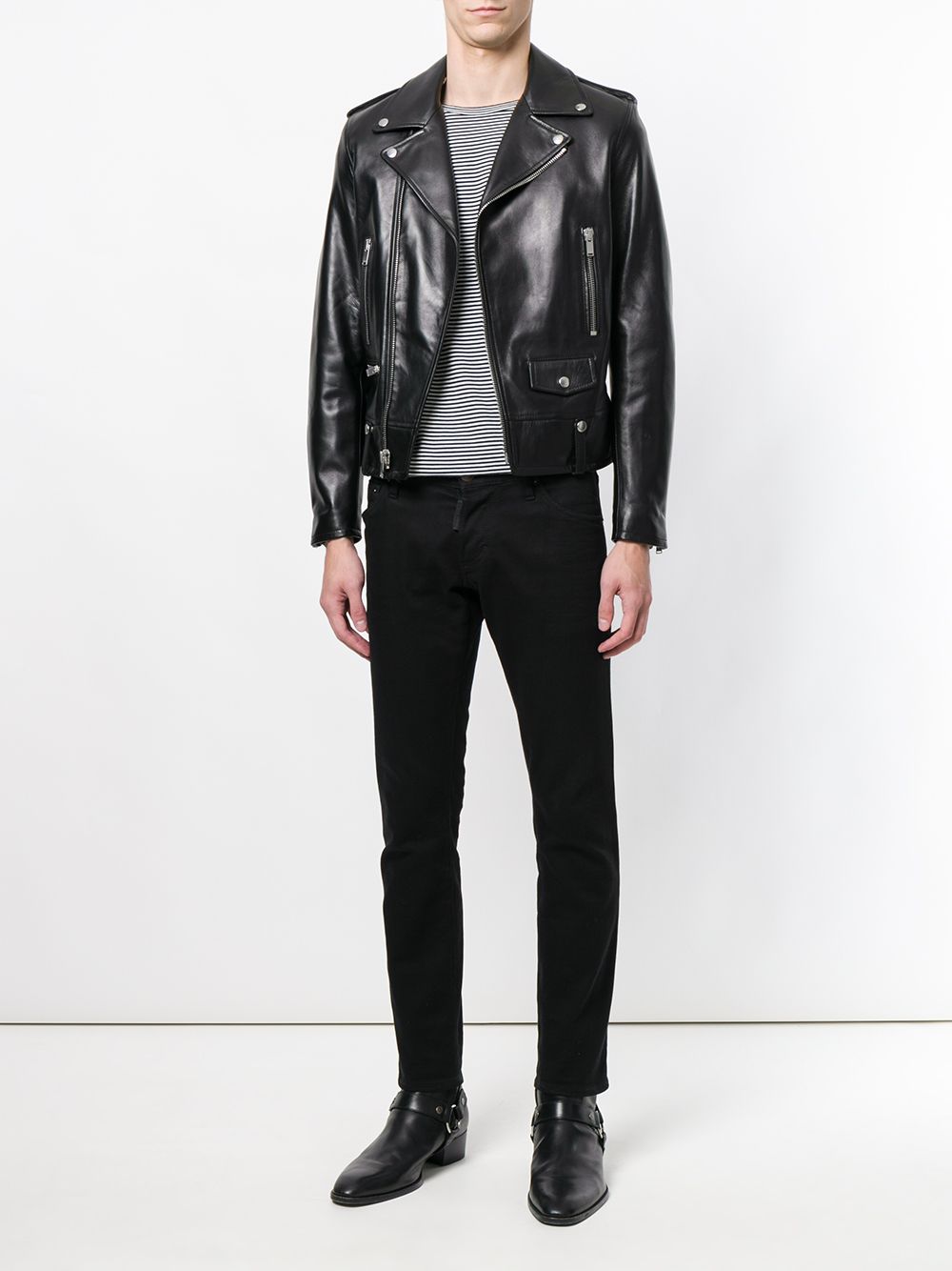SAINT LAURENT Men's Classic Leather Jacket