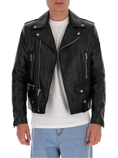 SAINT LAURENT Men's Biker Leather Jacket