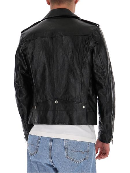 SAINT LAURENT Men's Biker Leather Jacket