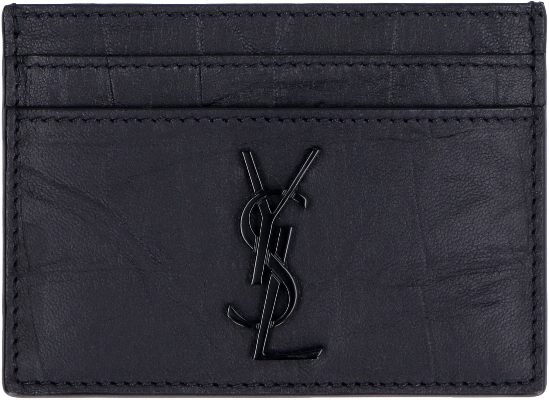 SAINT LAURENT Monogram Mini Credit Card Holder