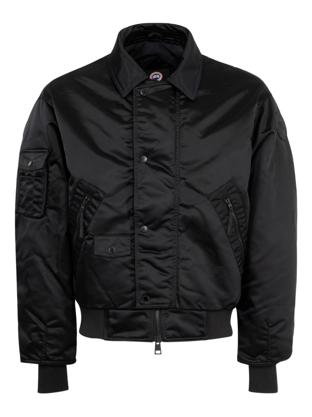 CANADA GOOSE Men's Nylon Bomber Jacket with Interior Backpack Straps